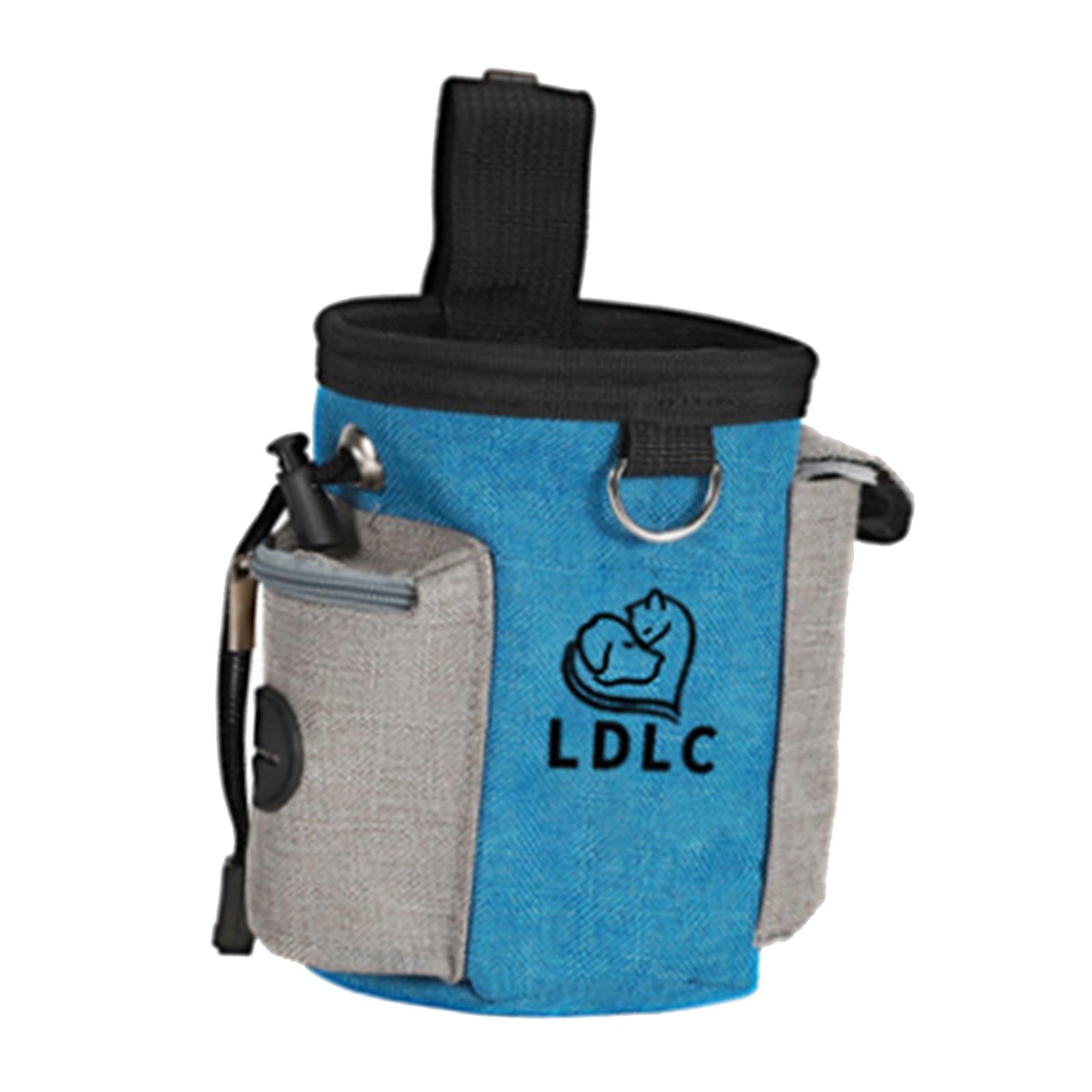 Durable Dog Training Bag Travel Pouch Drawstring Dogs Toys Holder Carrier Blue