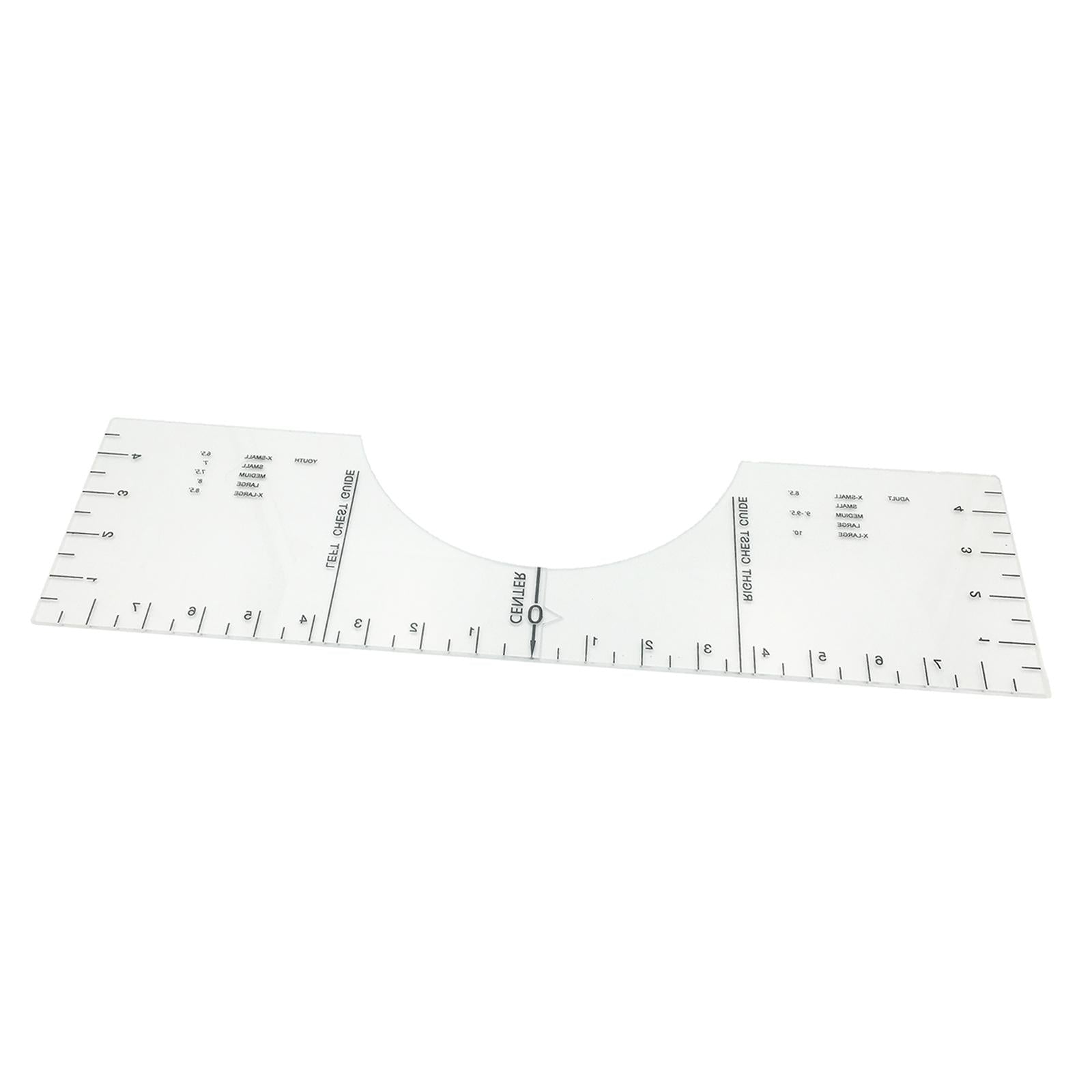 T-Shirt Alignment Tool - Centering Tool HTV T-Shirt Ruler Guide 18x5inch