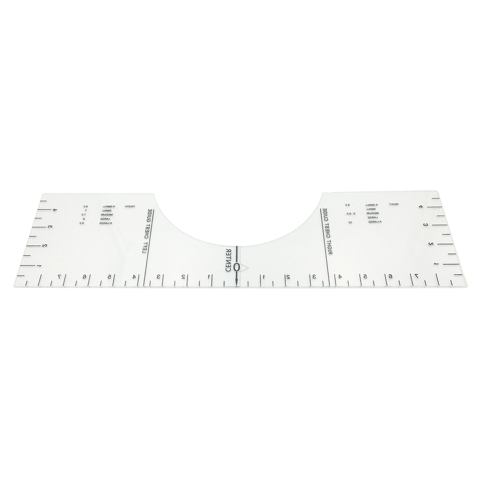T-Shirt Alignment Tool - Centering Tool HTV T-Shirt Ruler Guide 18x5inch