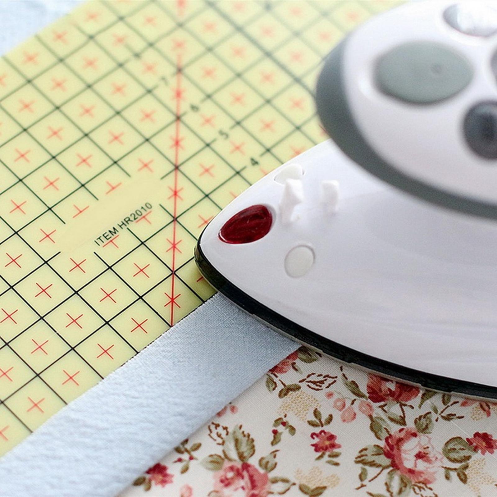 Hot Ironing Ruler Quilting Guide Hemmer Tailor Patchwork 10x2.5inch