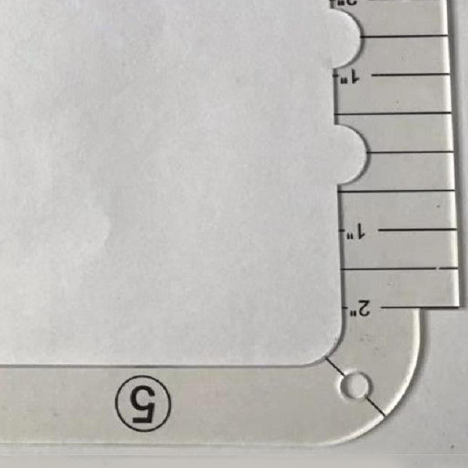 Multifunctional Clear Quilting Sewing Ruler Accessories Tool Frame