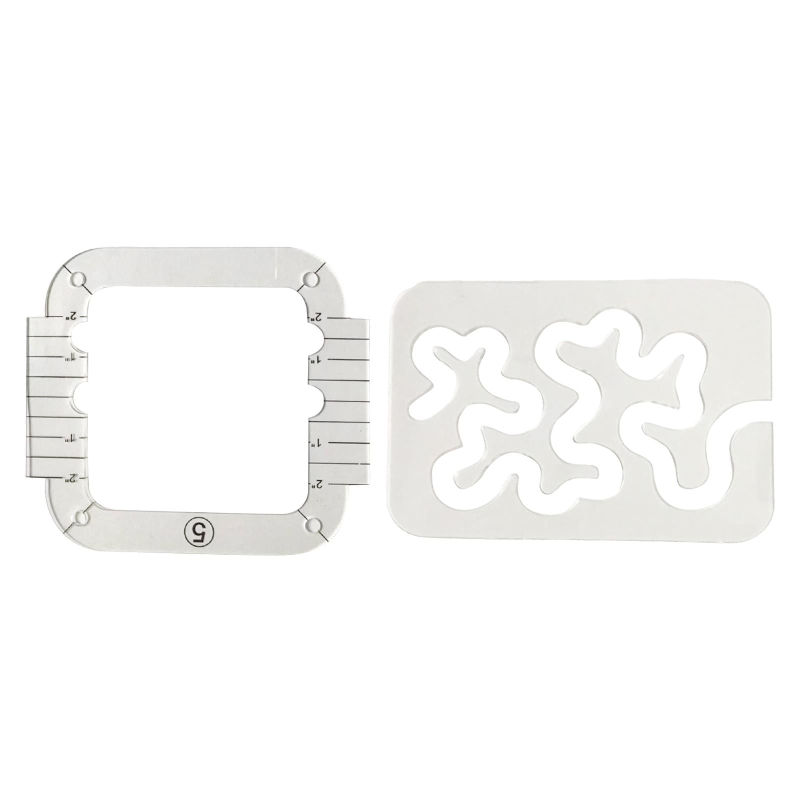 Multifunctional Clear Quilting Sewing Ruler Accessories Tool Frame
