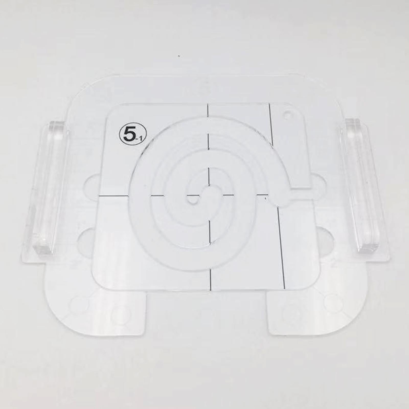 Clear Acrylic Laser Cut Quilting Templates for DIY Patchwork Kintting B