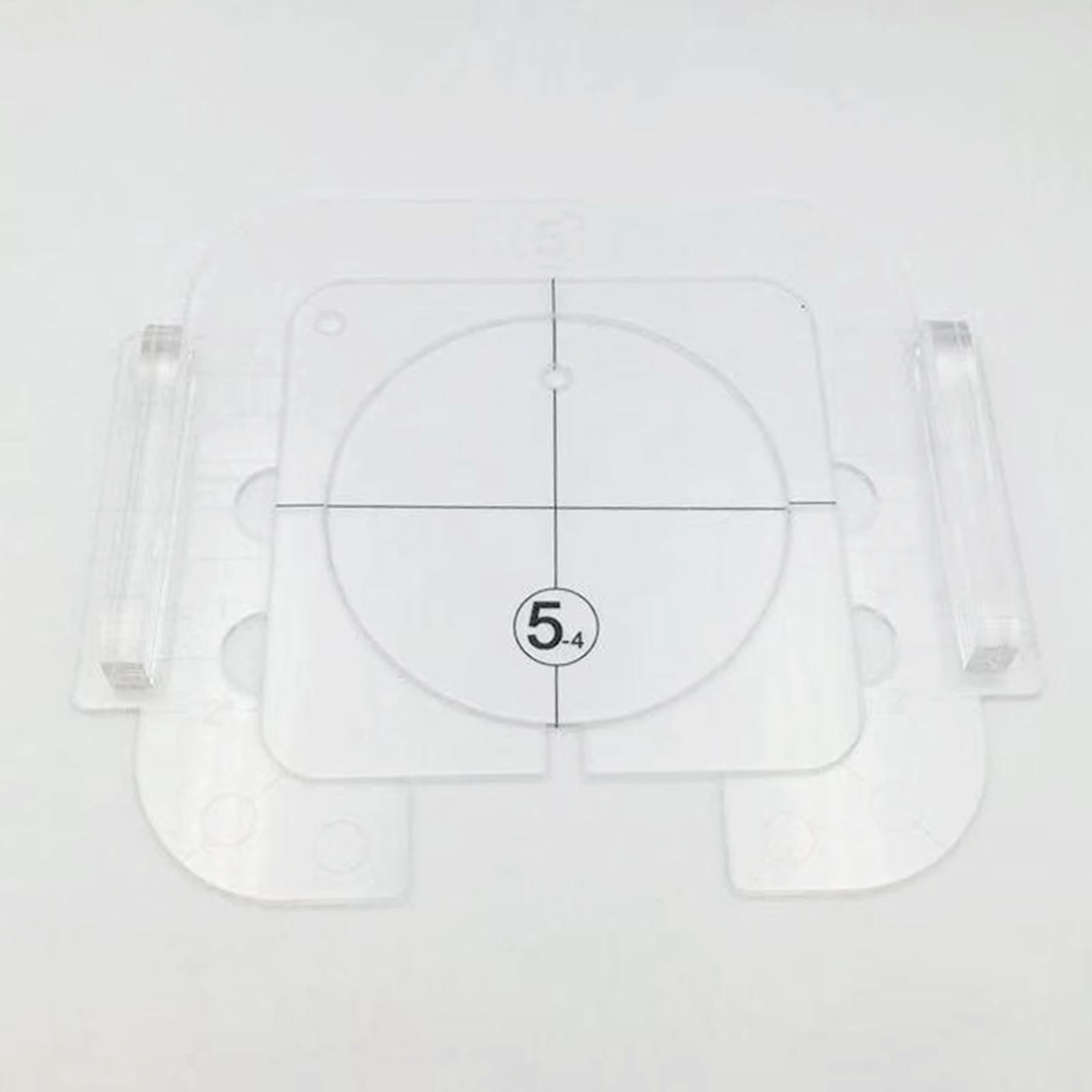 Clear Acrylic Laser Cut Quilting Templates for DIY Patchwork Kintting E