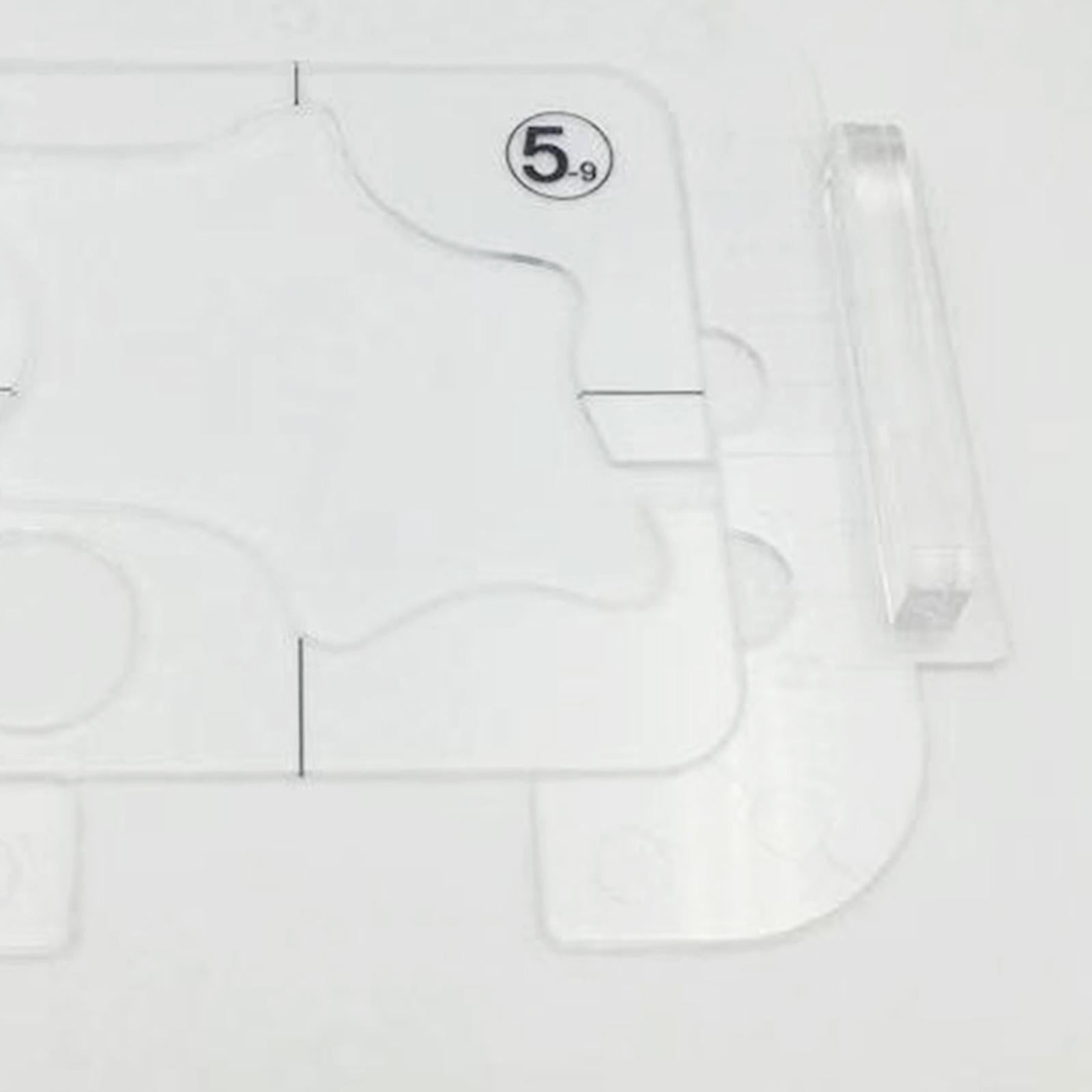 Clear Acrylic Laser Cut Quilting Templates for DIY Patchwork Kintting I