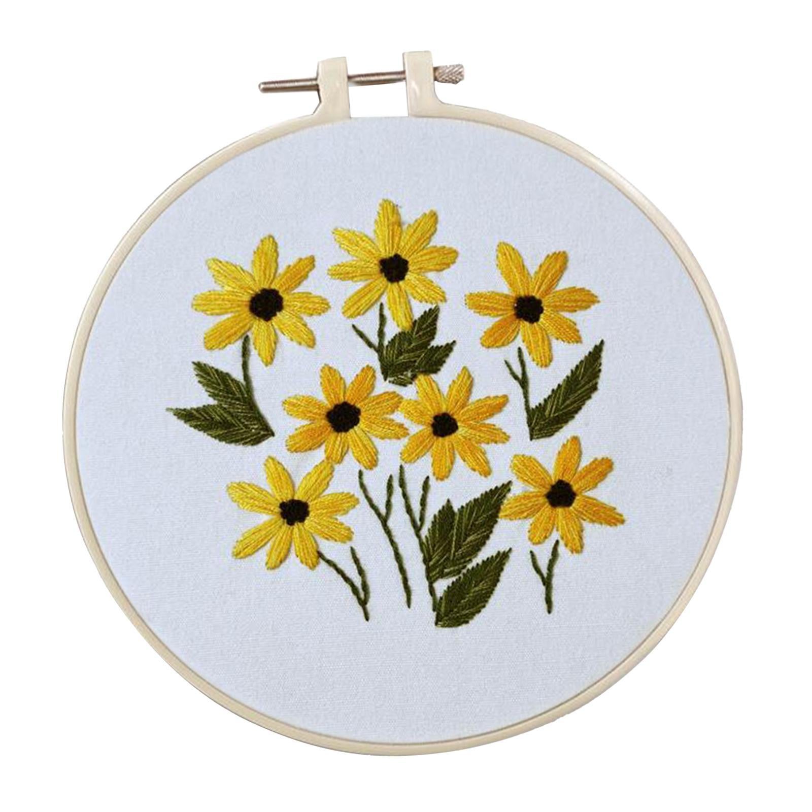 Full Range of Embroidery Starter Kits Cross Stitch Kit for Adult Flower5