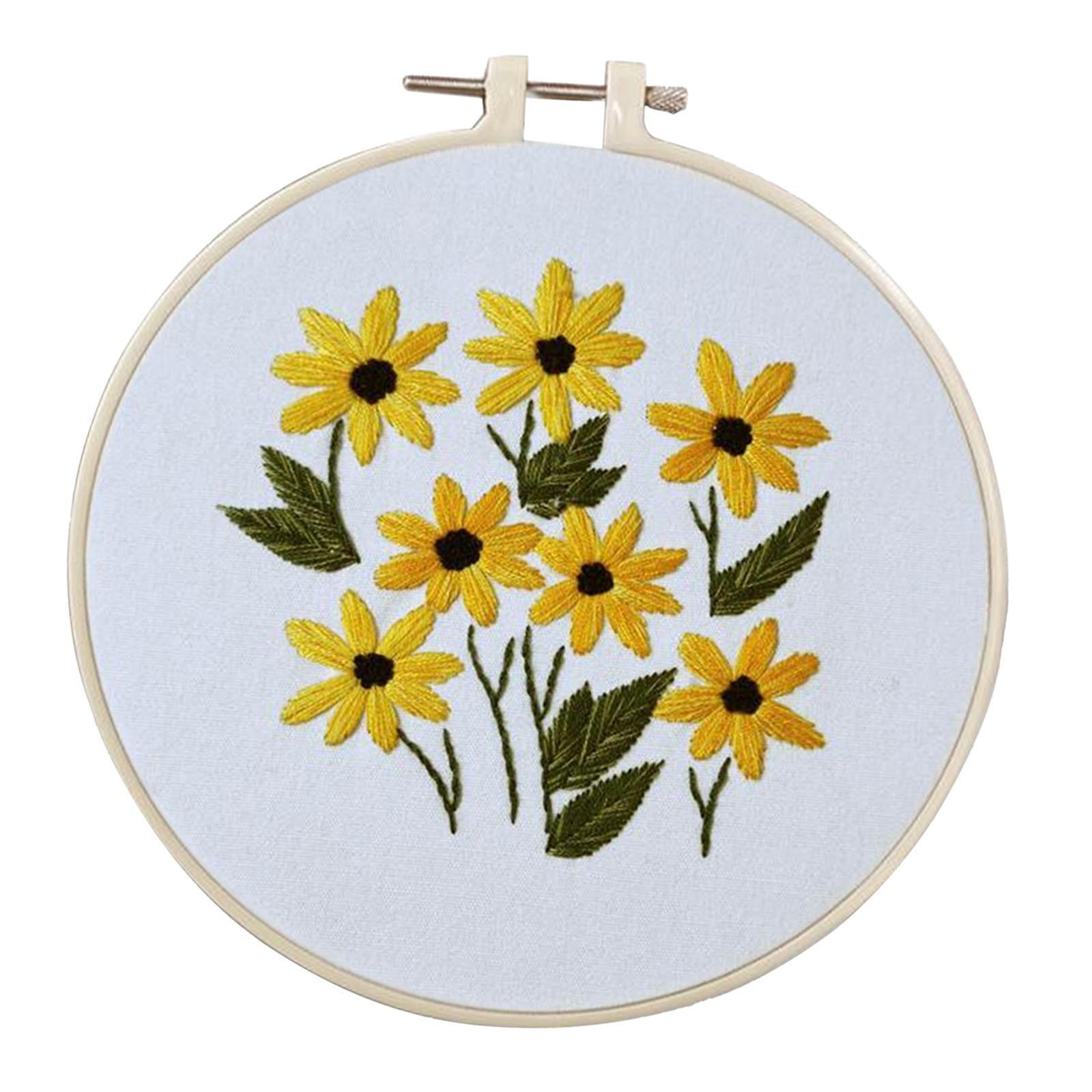 Full Range of Embroidery Starter Kits Cross Stitch Kit for Adult Flower5
