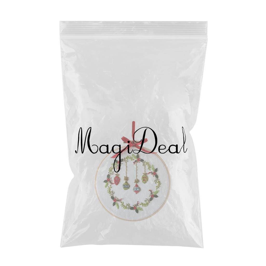 Embroidery Kit Hand Cross Stitch Material Home Decor Making Hoop Strawberry