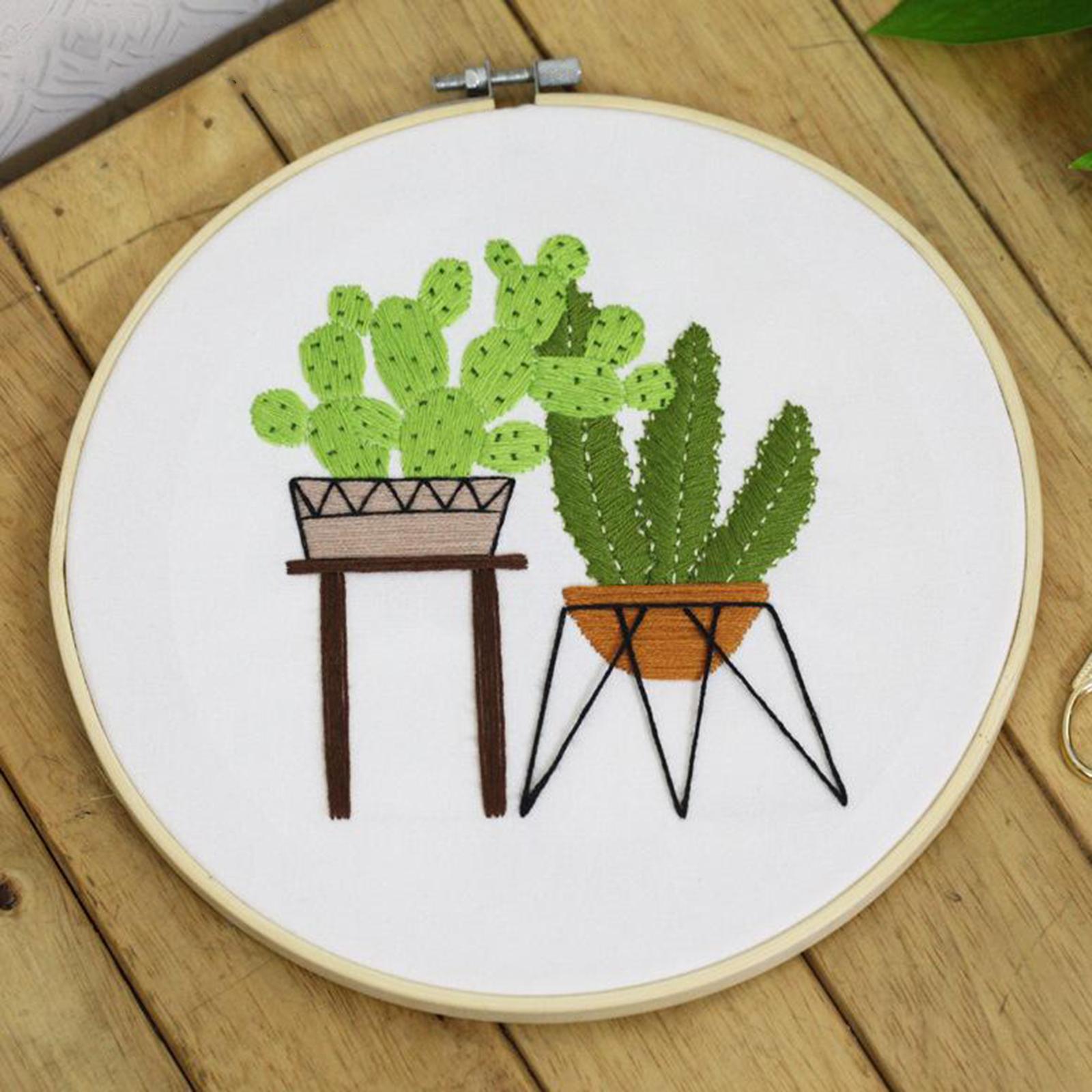 Full Range of Embroidery Starter Kit Cross Stitch Kit for Beginners Style5