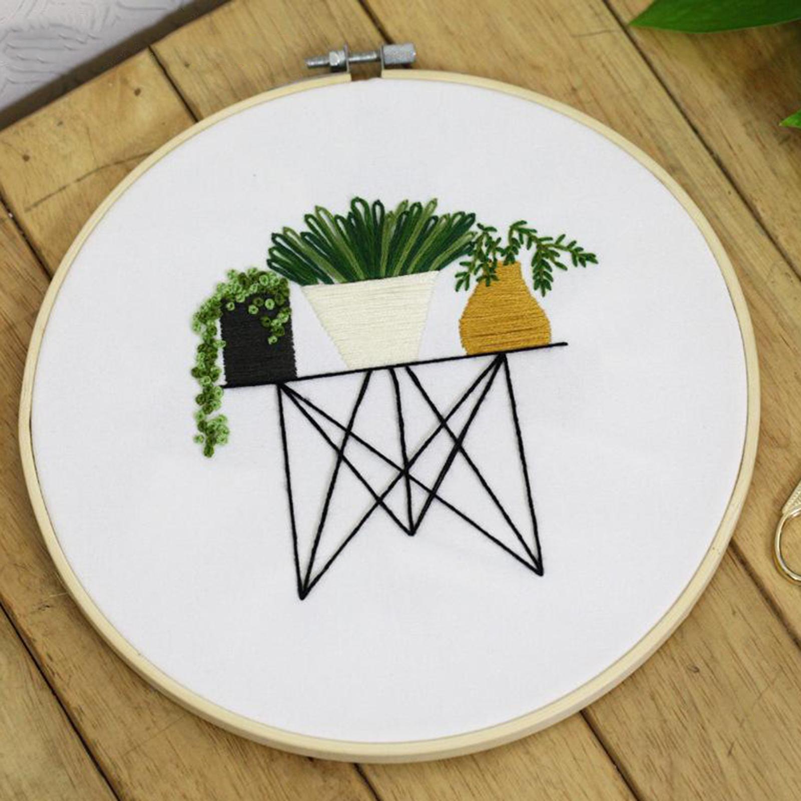 Full Range of Embroidery Starter Kit Cross Stitch Kit for Beginners Style7