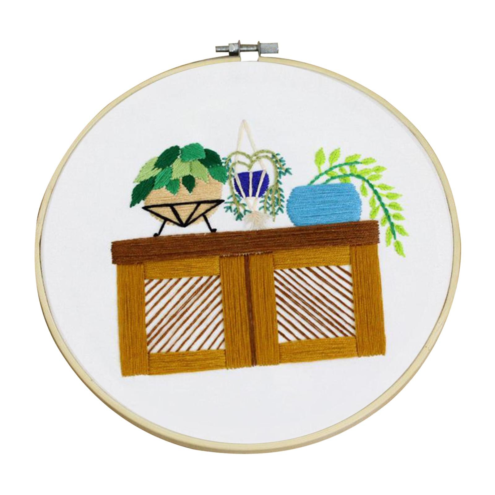 Full Range of Embroidery Starter Kit Cross Stitch Kit for Beginners Style8