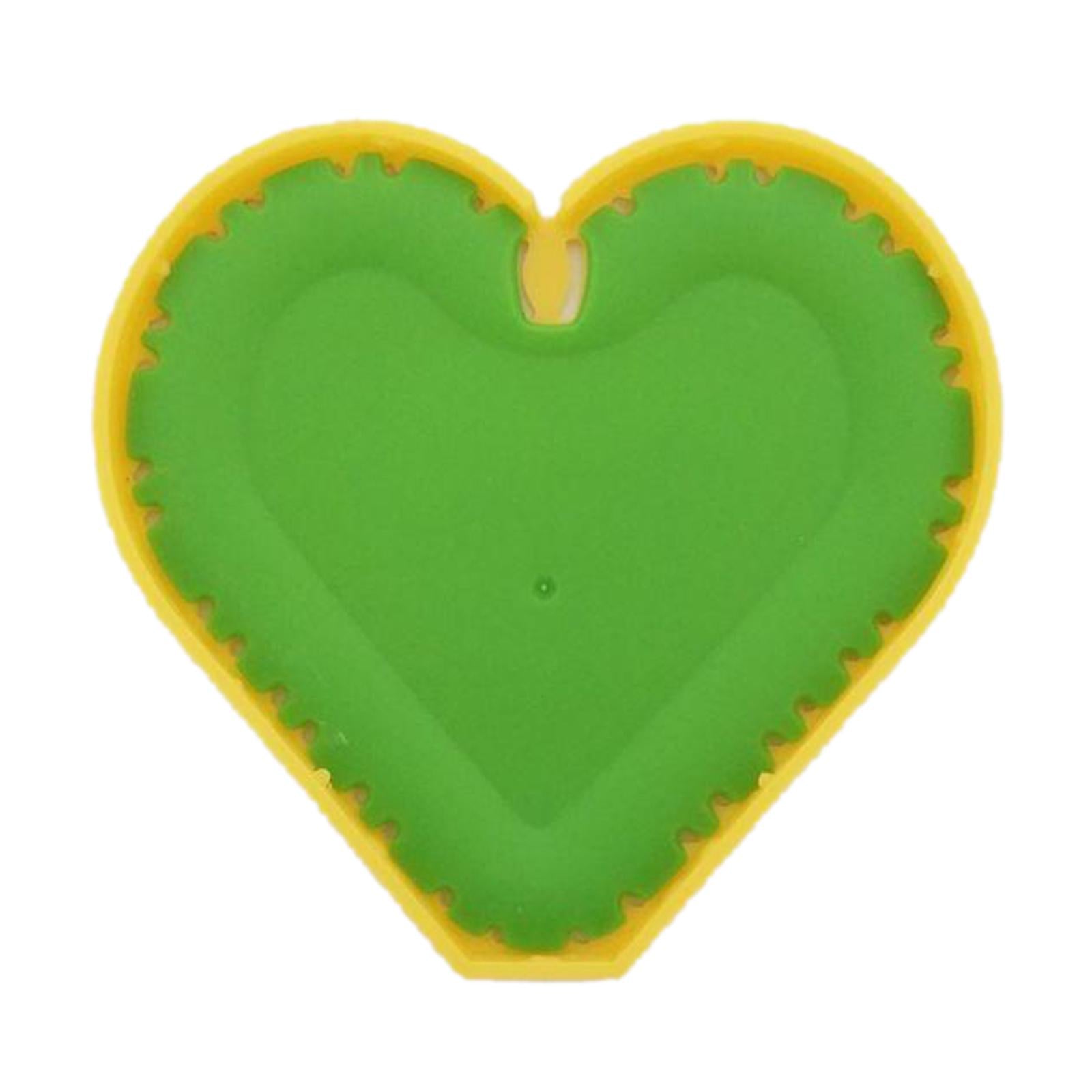 Craft Plastic Fabric Flowers Heart Maker Clothing Embellishment Notions Heart_L
