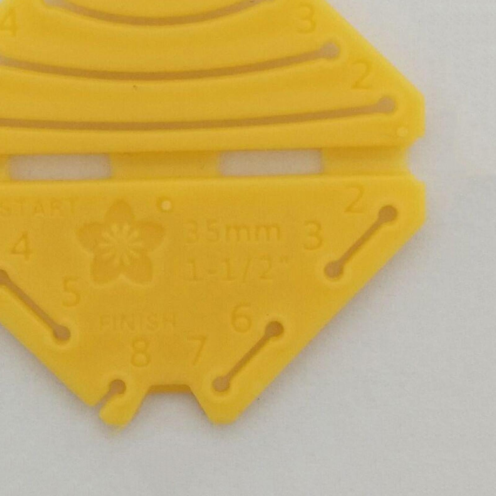 Fabric Flower Maker Clothing Hats Brooches Quilt Embellishment Yellow_SS