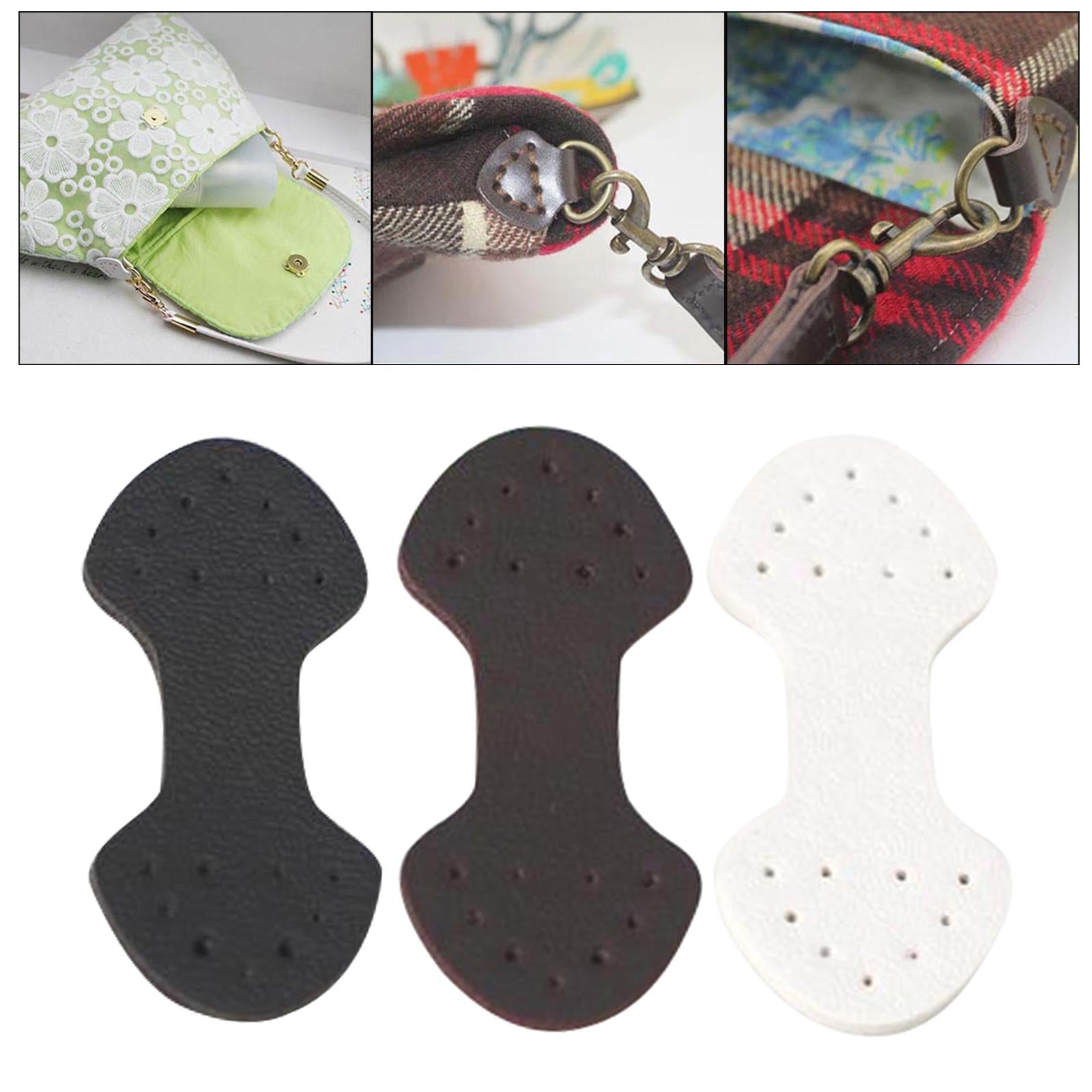 DIY Knitting Crochet Bags Strap D Ring Connector Pad 6pcs black
