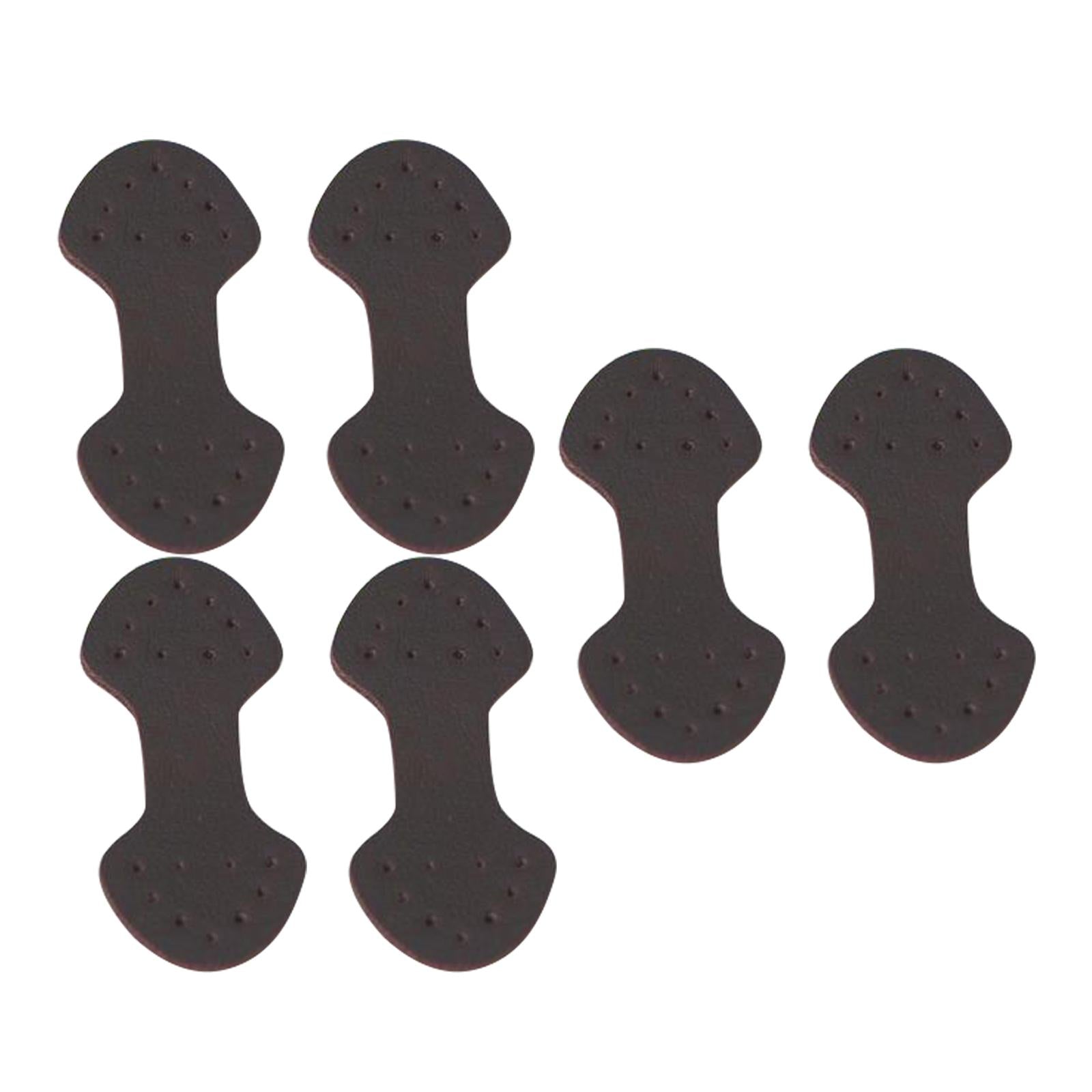 DIY Knitting Crochet Bags Strap D Ring Connector Pad 6pcs brown