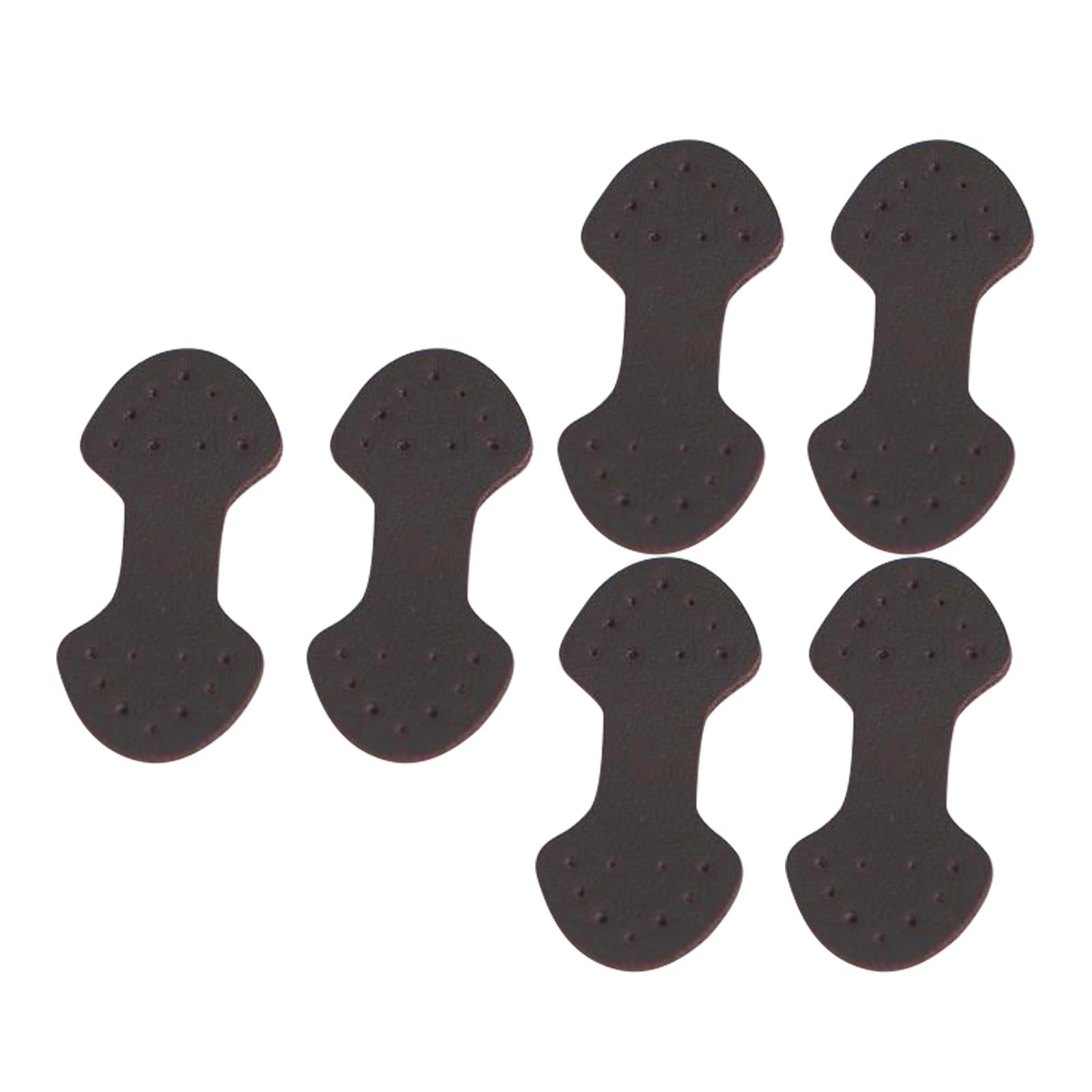 DIY Knitting Crochet Bags Strap D Ring Connector Pad 6pcs brown