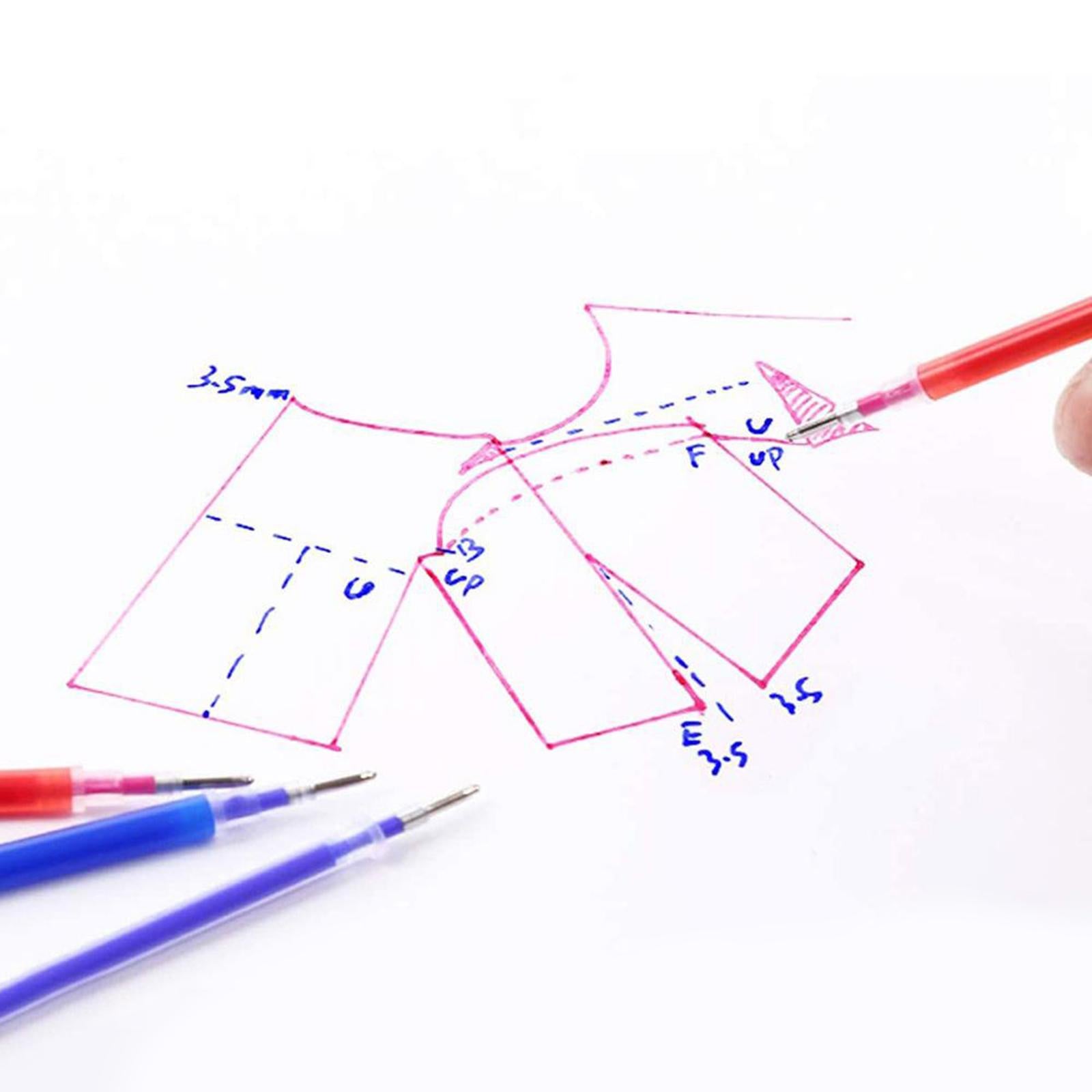 1 Set Heat Erase Pens w/ Replaceable Refills for Tailors DIY Type 2