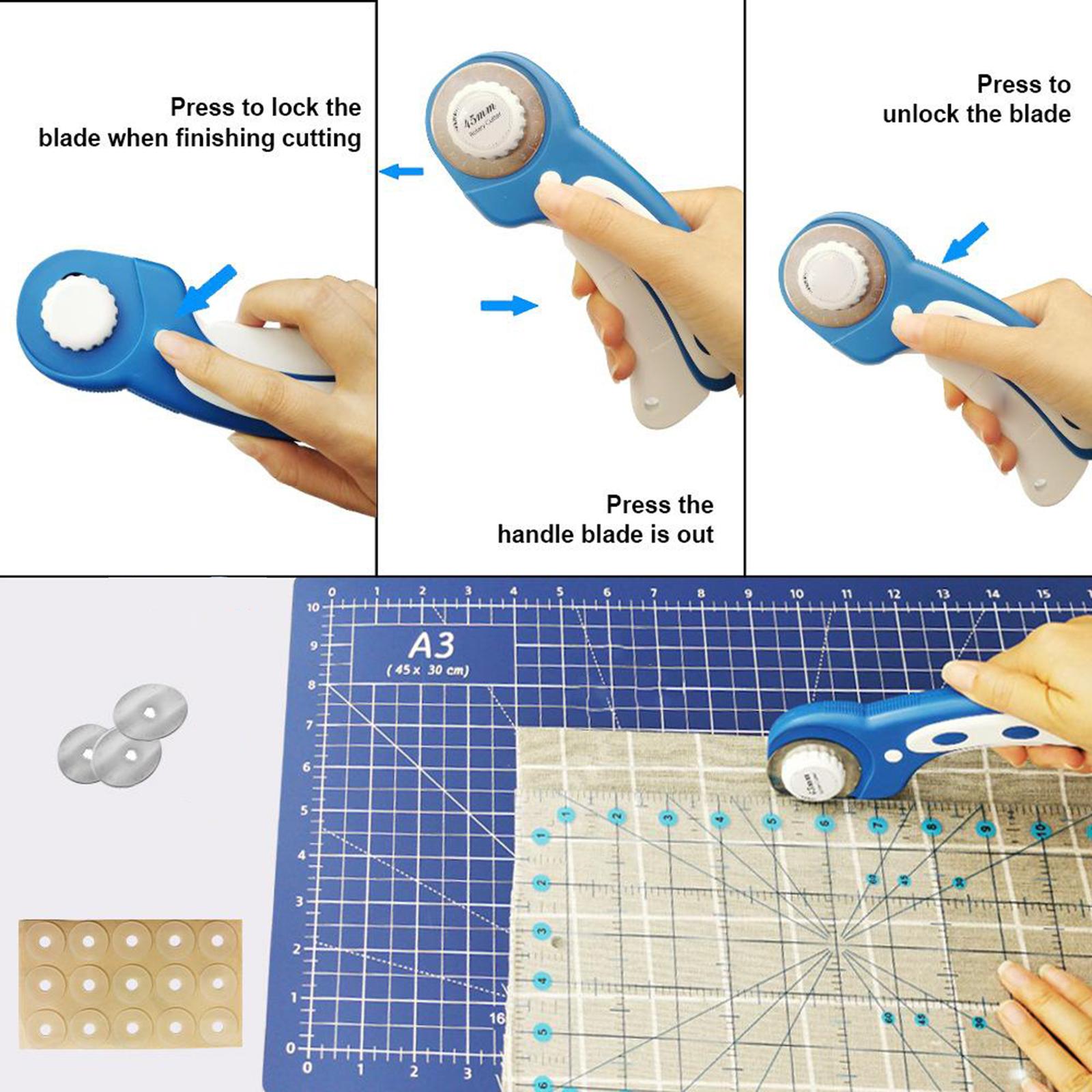 Transparent Acrylic Rectangle Quilting Ruler Easy Patchwork Tool 6.5x12 in
