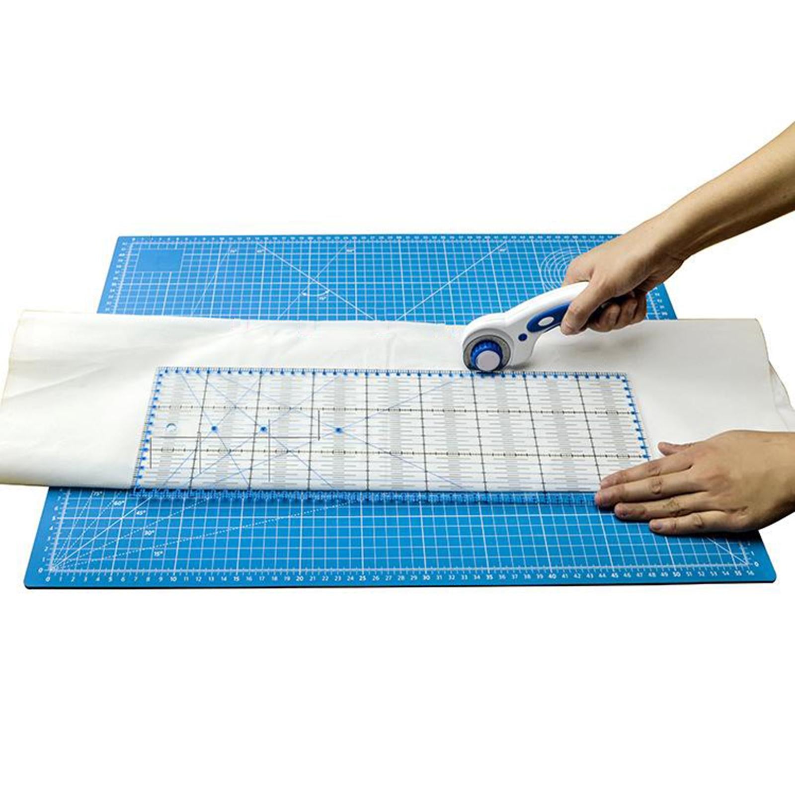 Transparent Acrylic Rectangle Quilting Ruler Easy Patchwork Tool 6.5x12 in