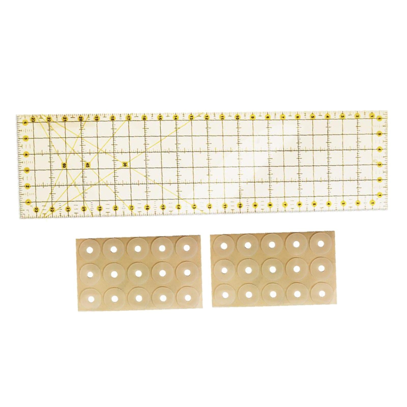 Transparent Acrylic Rectangle Quilting Ruler Easy Patchwork Tool 6.5x24in