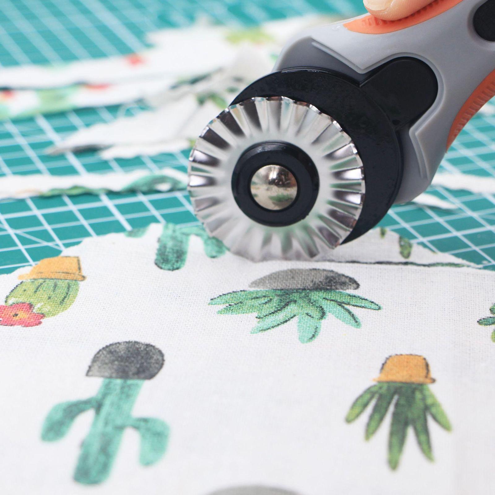 45mm Round Rotary Trimmer Blades Kit for Fabric Leather Sharp 5Pcs 02