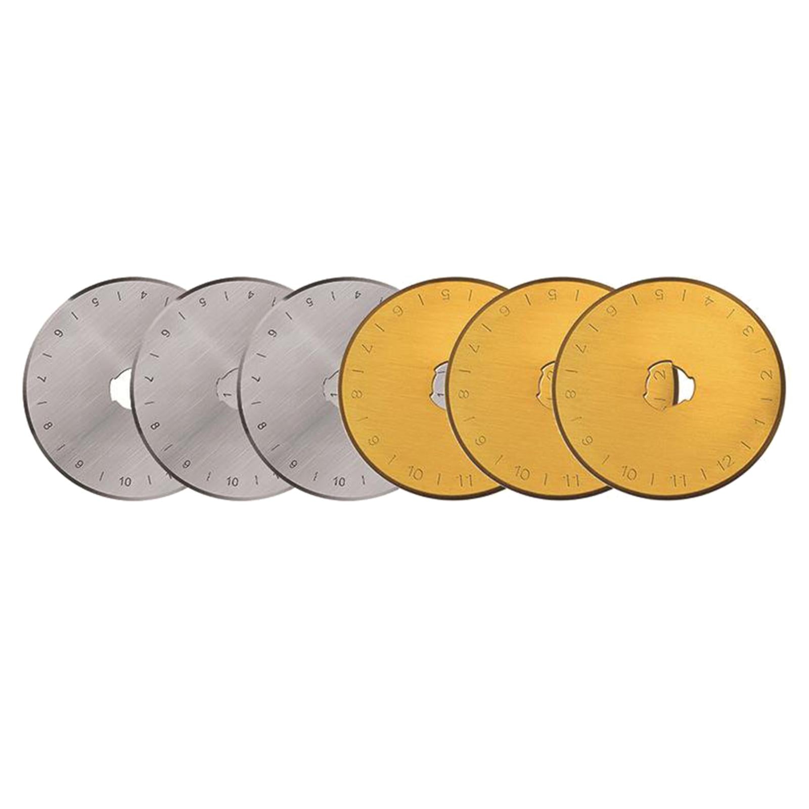 45mm Round Rotary Trimmer Blades Kit for Fabric Leather Sharp 12Pcs