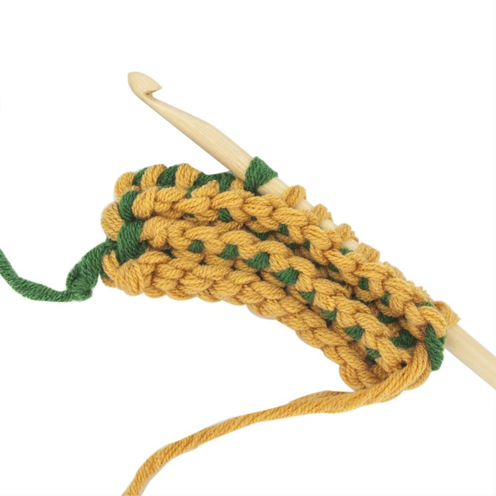 2x Wood Crochet Hooks 7/9mm Smooth Double Sided Needles Sweater Hook 7+9mm