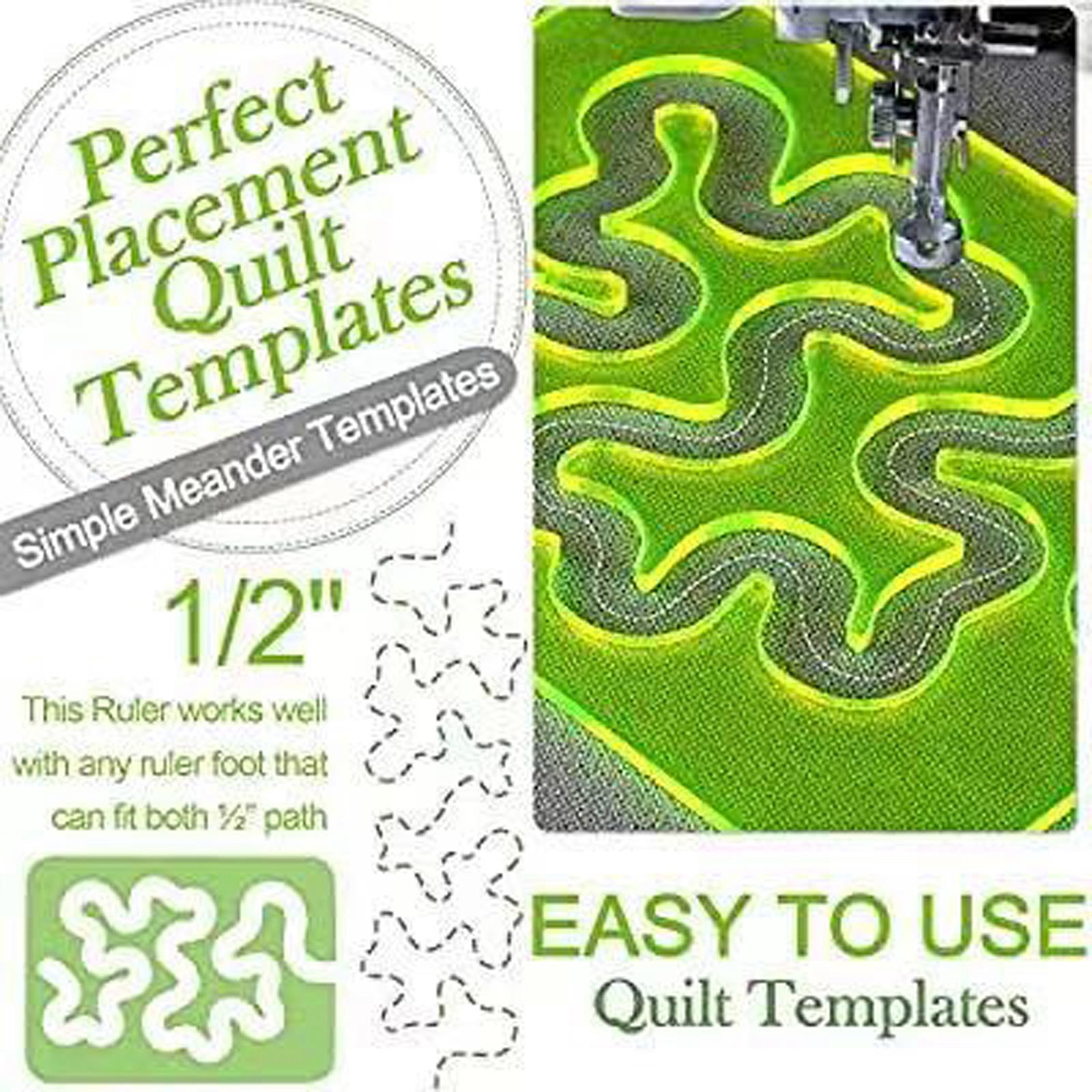 Drawing Quilting Patchwork Template Ruler Home Sewing Quilting Supplies