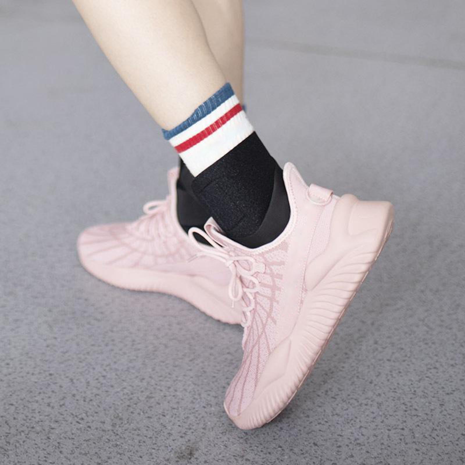 Foot Ankle Support Brace Strap Compression Bandage Basketball Protector L