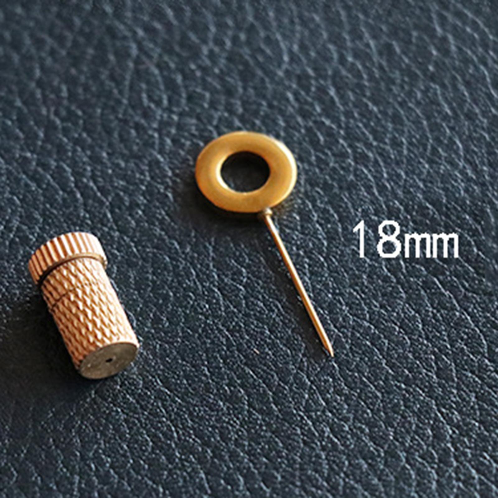 Leather Craft Hand Sewing Needles Stitching Position Located Pins 18mm 1Set