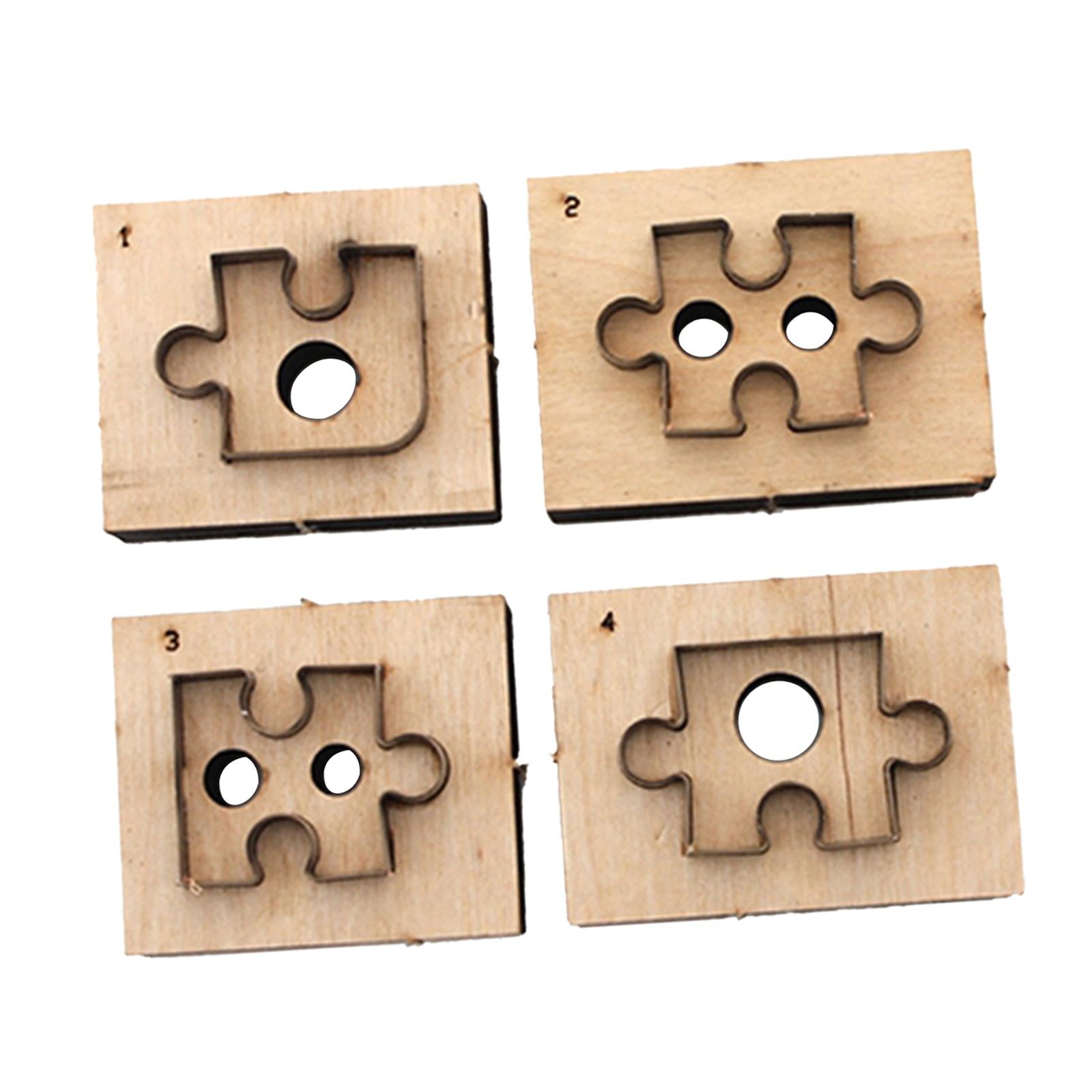 4Pcs Japan Steel Blade Rule Die Cut Jigsaw Embossing Cutting Mold DIY Cutter