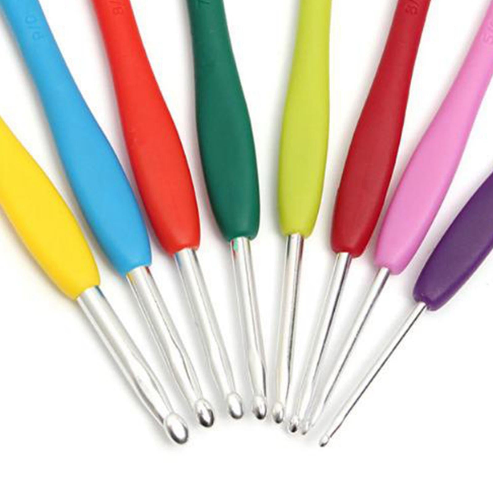 57PCS Crochet Hooks Set Knit Needles 2.5-6.5mm Smooth Knitting Needles