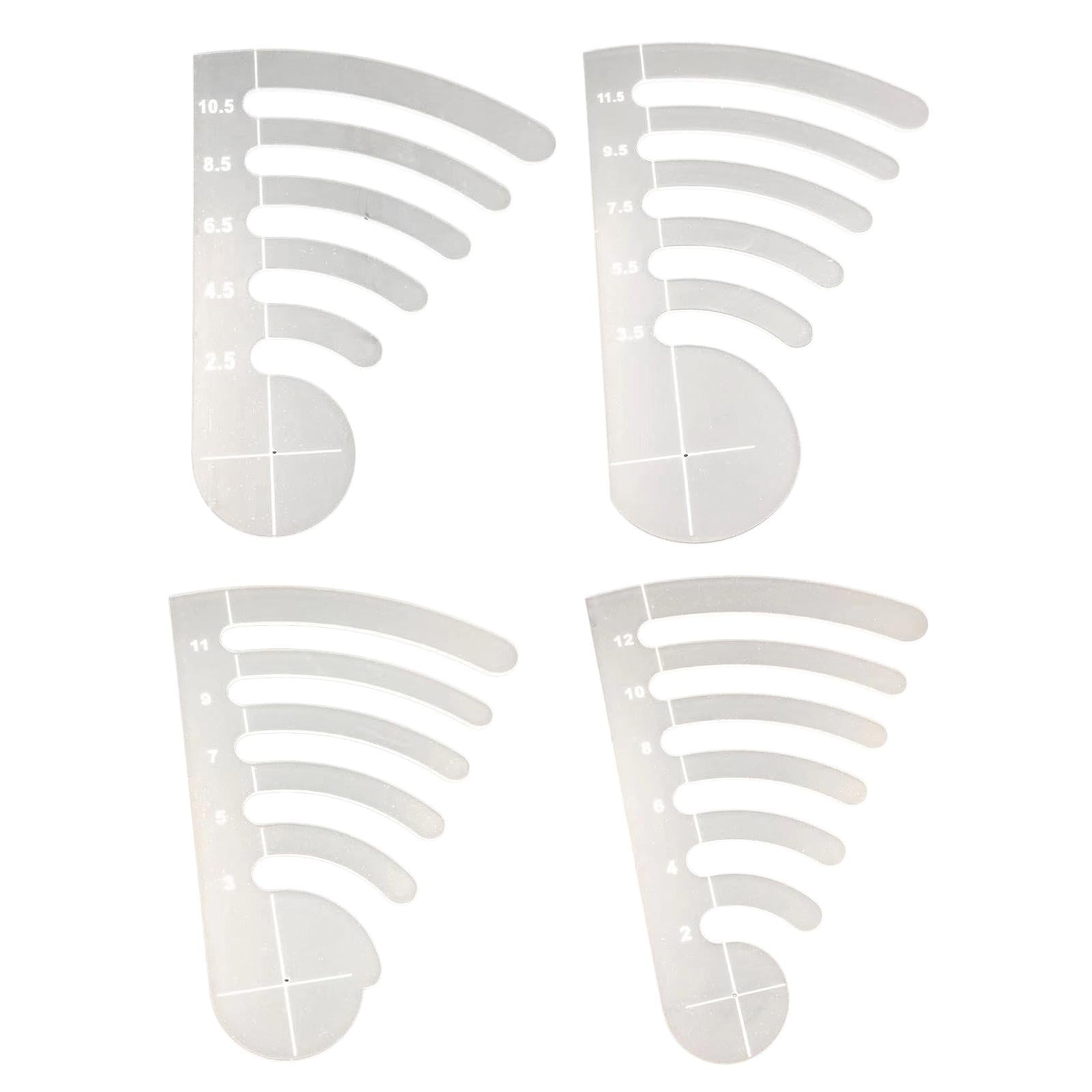 Quilting Template Patchwork DIY Sewing Cutting Ruler Accessories 3-11