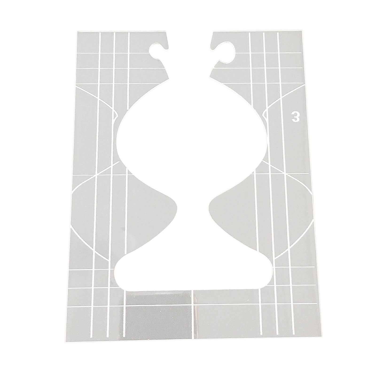 Portable Quilting Template Acrylic Ruler Home Sewing Frame Machine Style 3