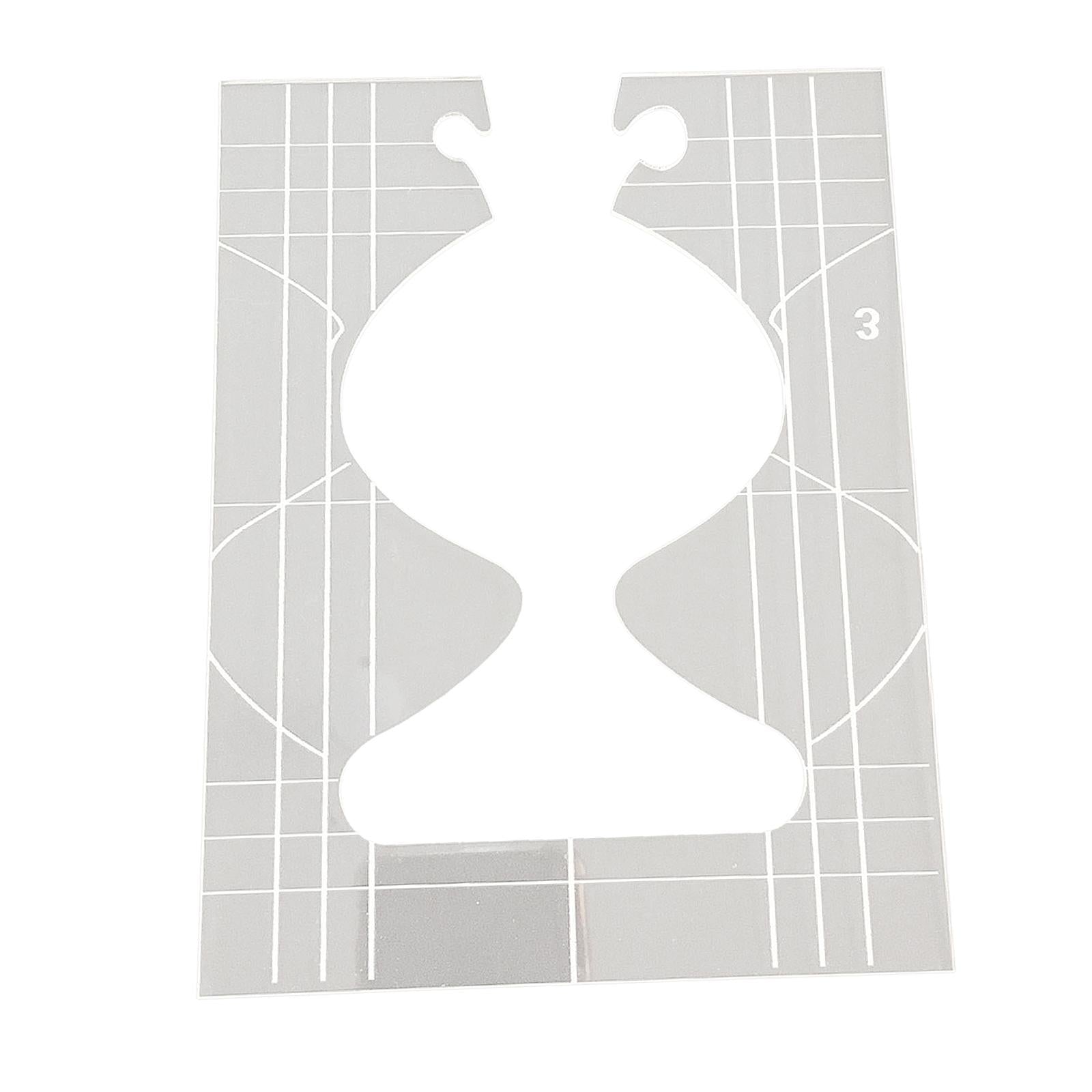 Portable Quilting Template Acrylic Ruler Home Sewing Frame Machine Style 3