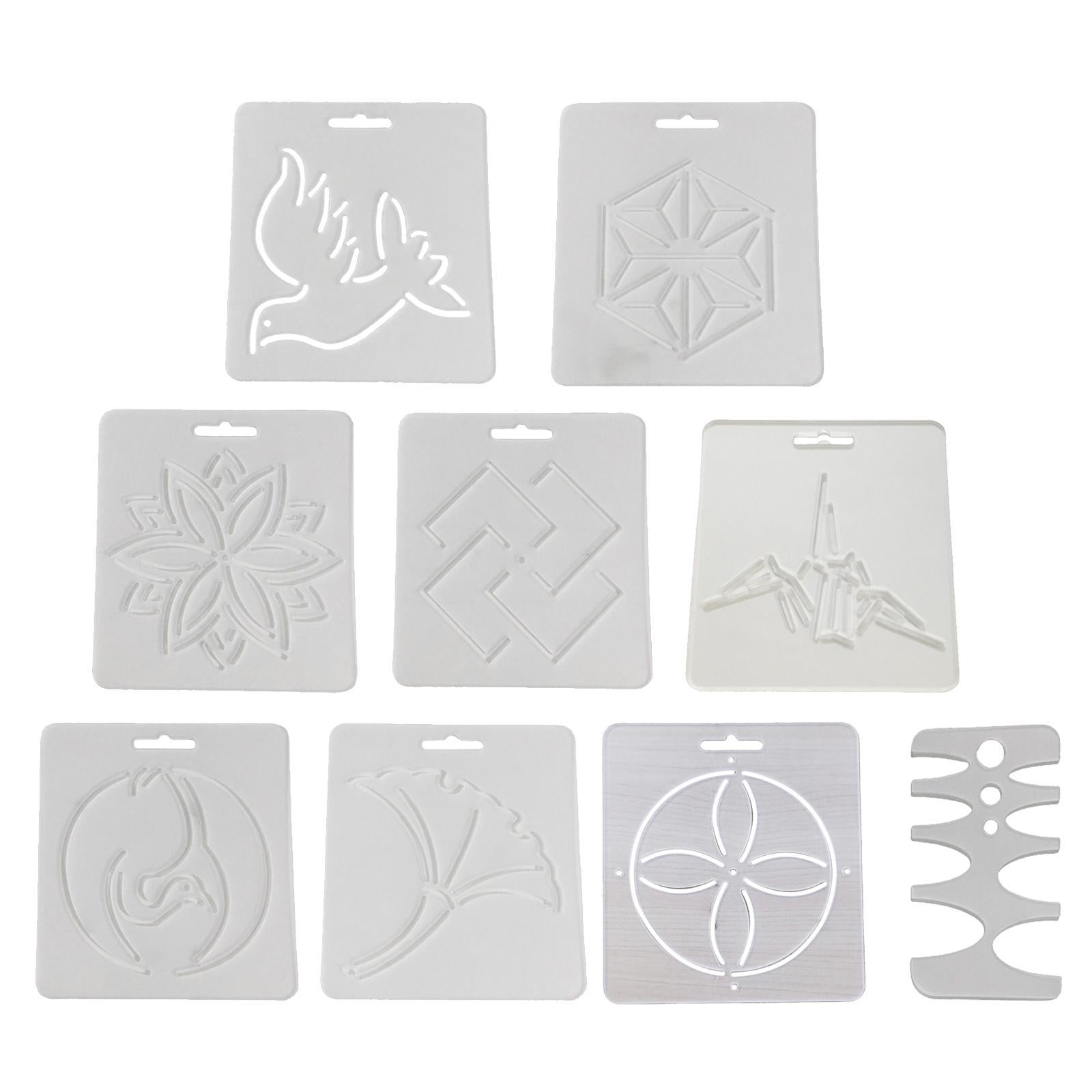 Quilting Stencils Template Home Reusable For Patchwork Bird