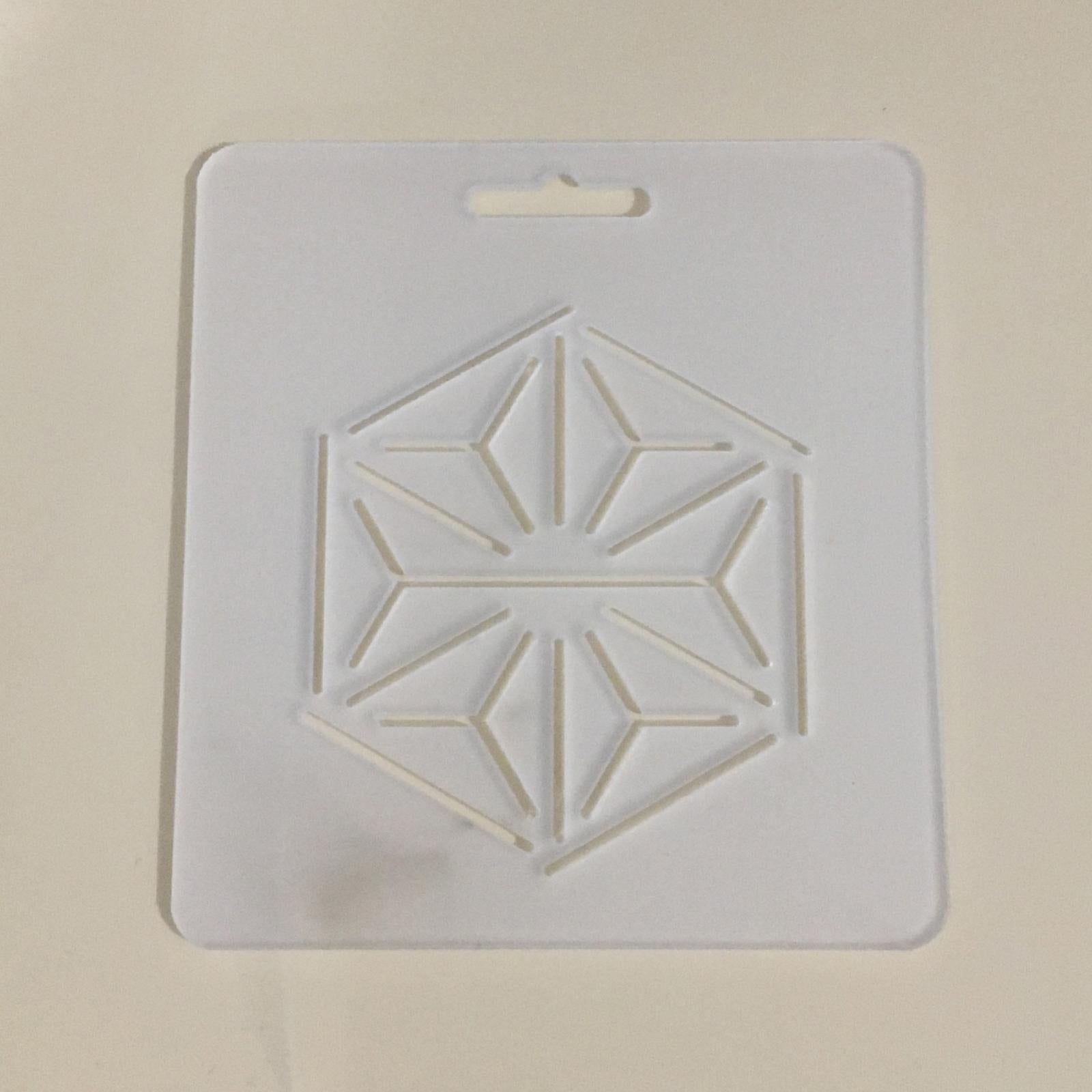 Quilting Stencils Template Home Reusable For Patchwork Geometry