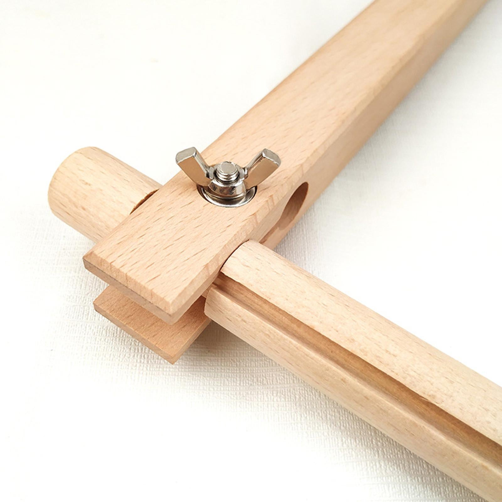 Wooden Tapestry Scroll Embroidery Frame Cross Stitch DIY Craft Sewing Tool