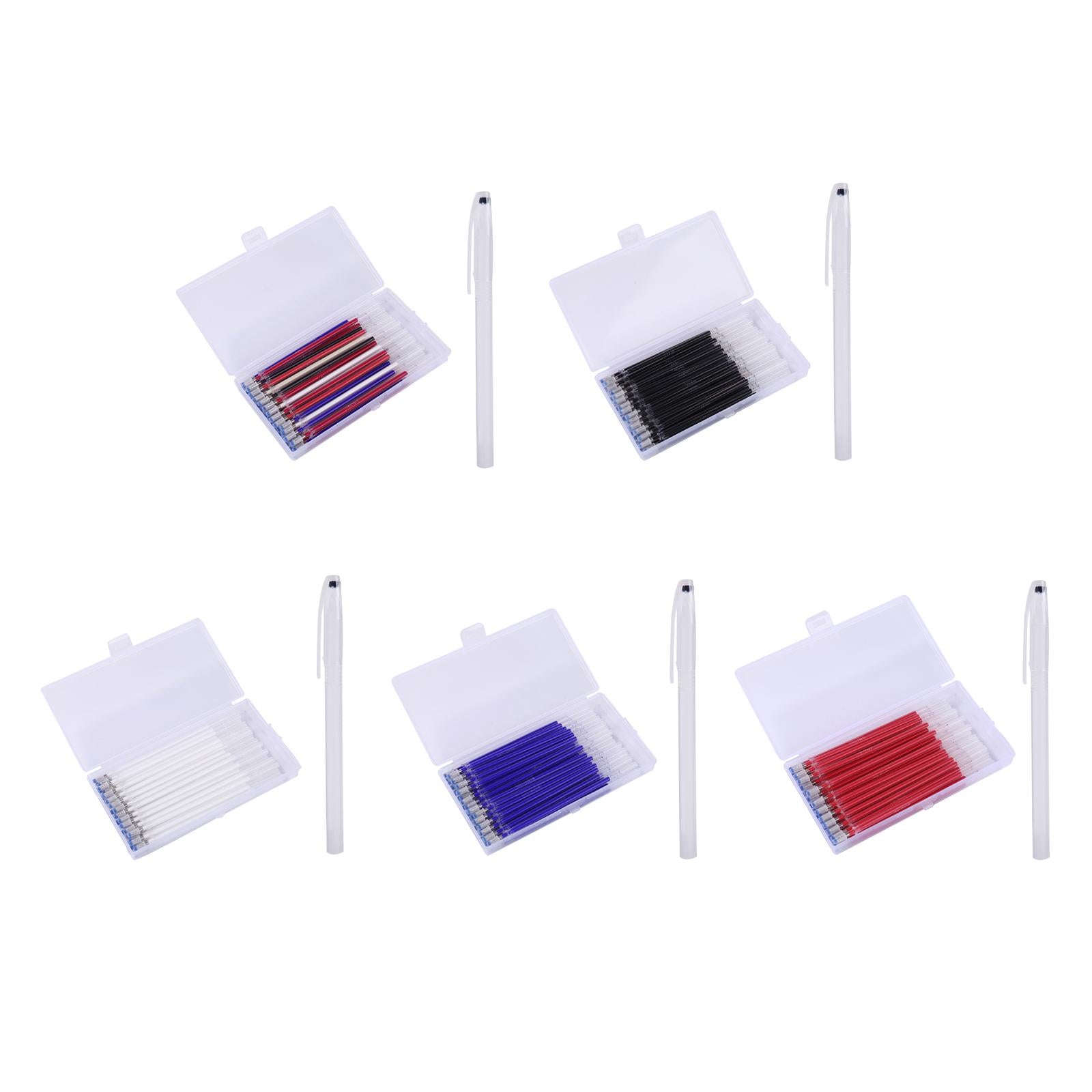 40pcs Heat Erasable Pens Refills for Quilting Sewing Dressmaking Black