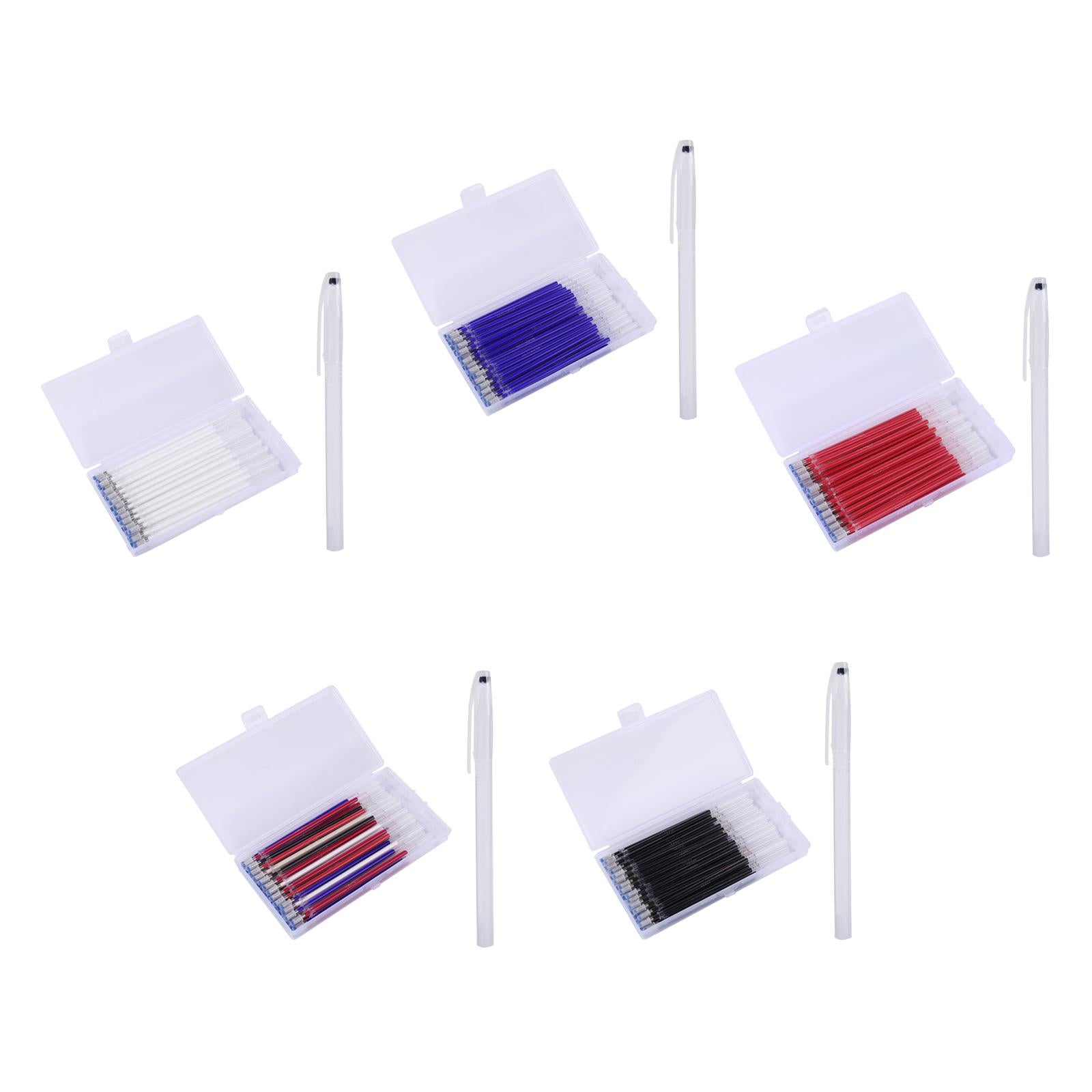 40pcs Heat Erasable Pens Refills for Quilting Sewing Dressmaking Black