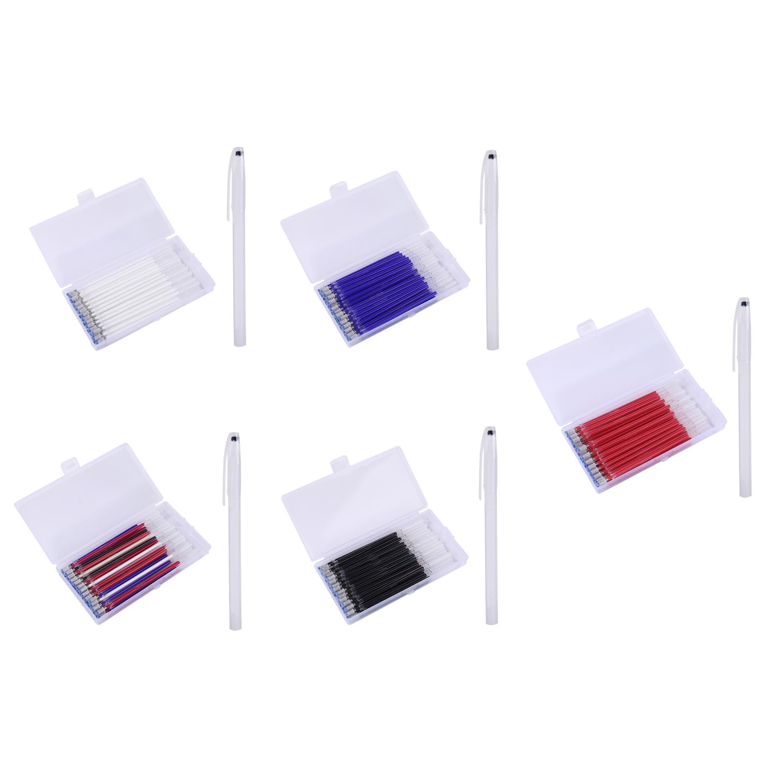 40pcs Heat Erasable Pens Refills for Quilting Sewing Dressmaking Black