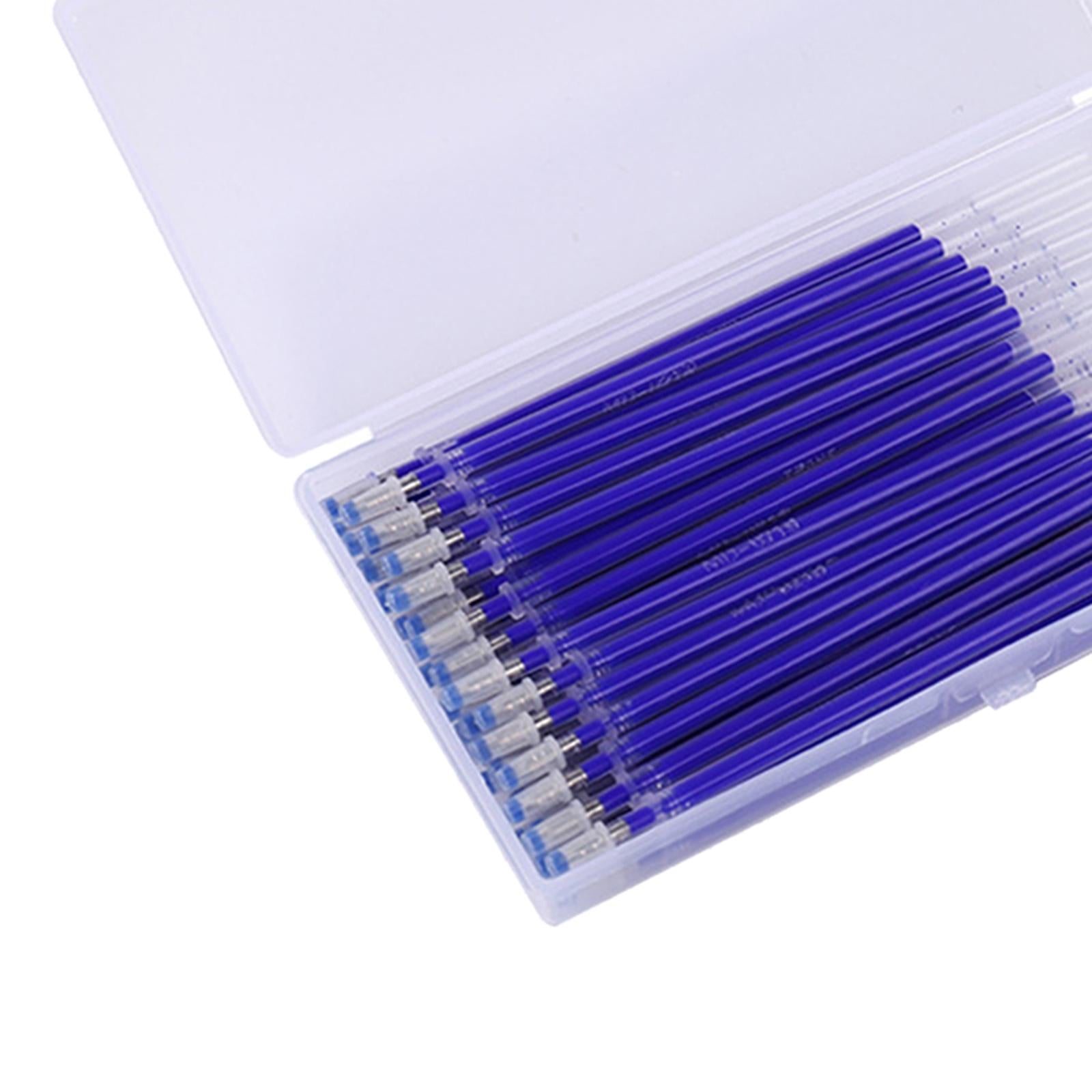 40pcs Heat Erasable Pens Refills for Quilting Sewing Dressmaking Blue