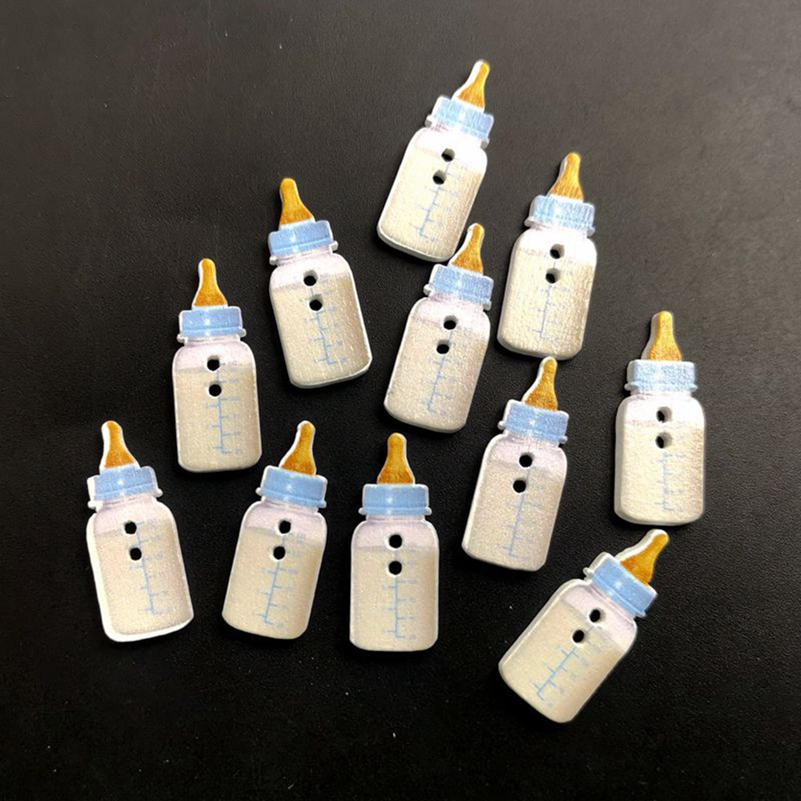 Scrapbooking Sewing Buttons for Knitting Crocheting Craft Milk Bottle