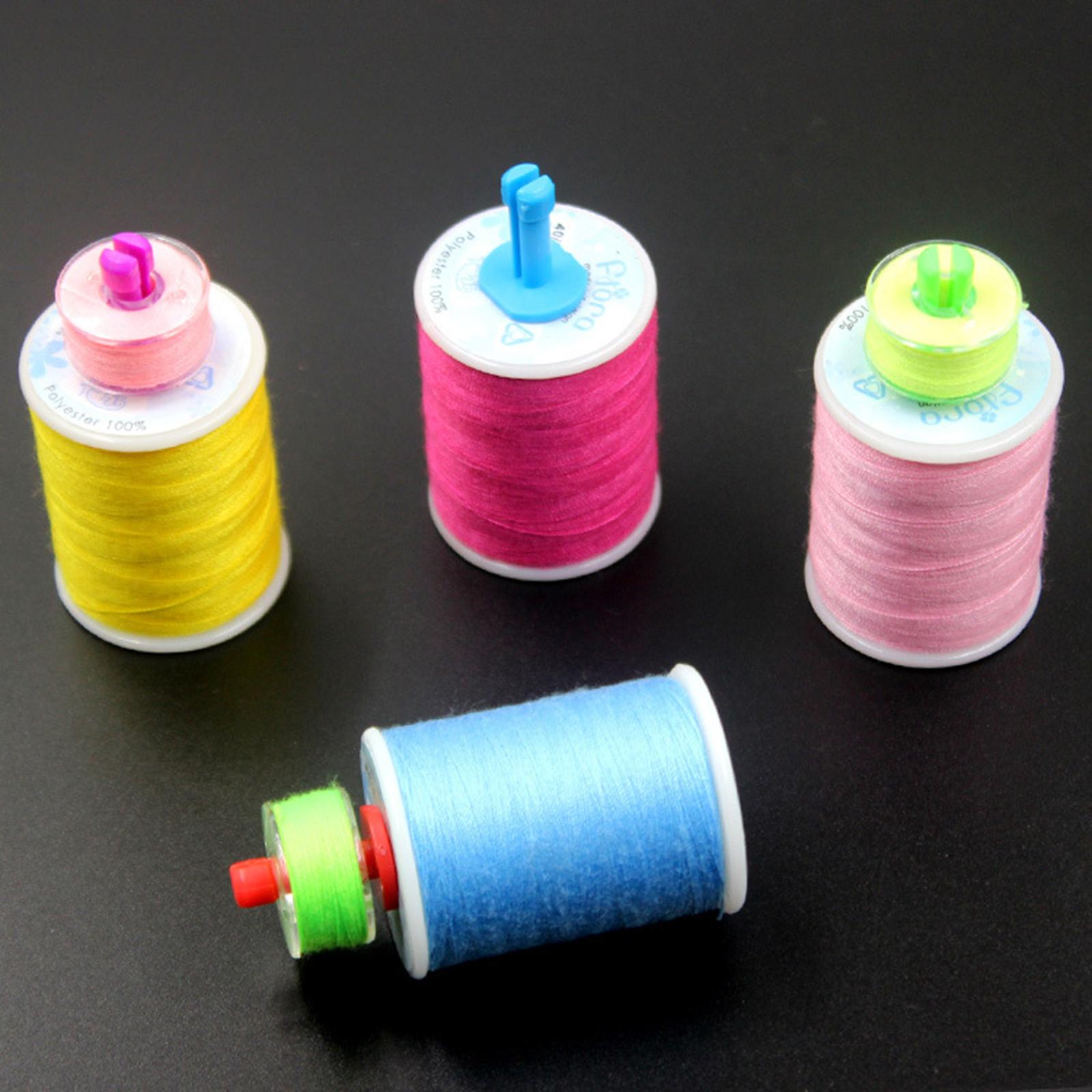 30x Plastic Bobbin Thread Holder Clamp Embroidery Thread Clips Sewing Accs
