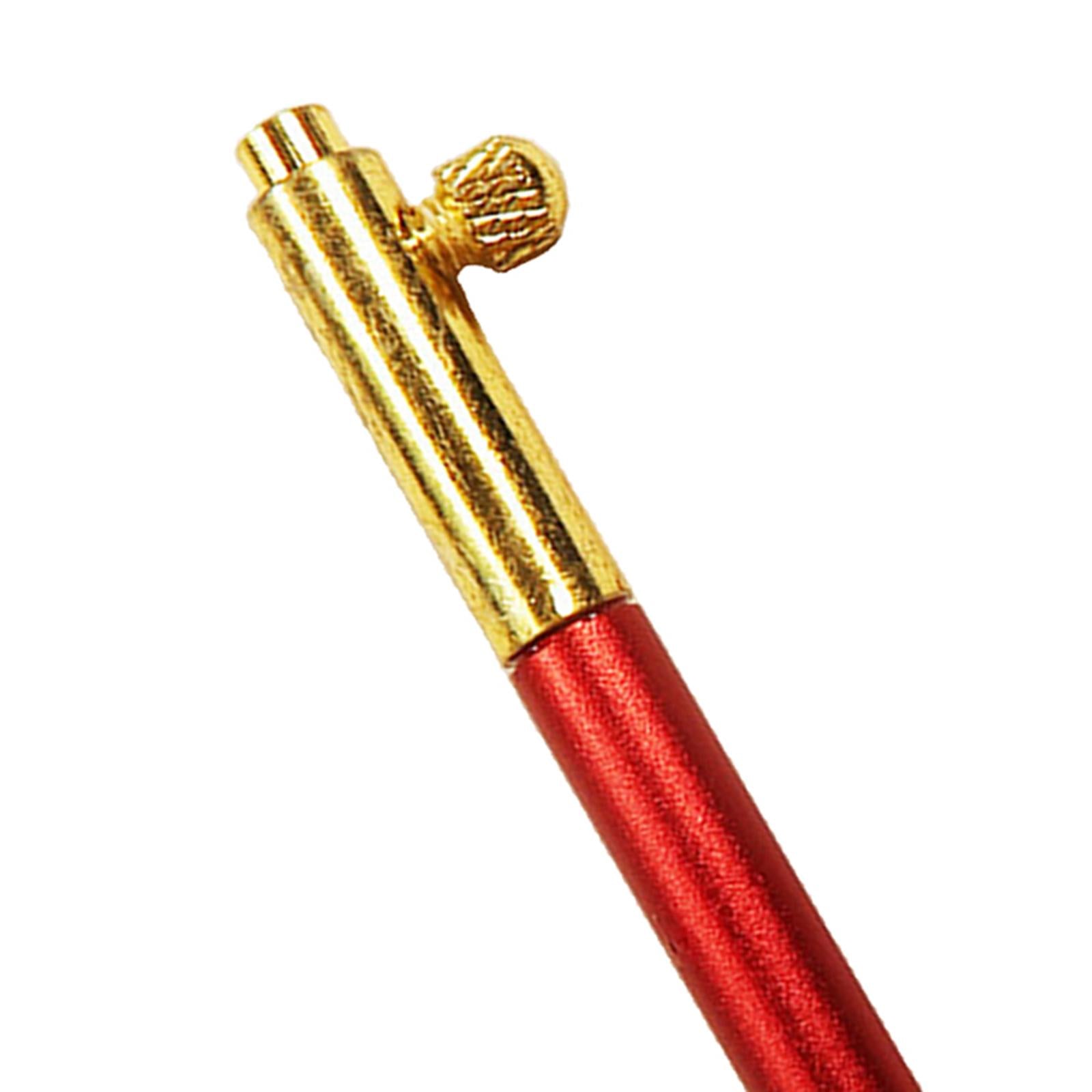 French Embroidery Crochet Hook with Needles Beading Crafts Set Red_Metal