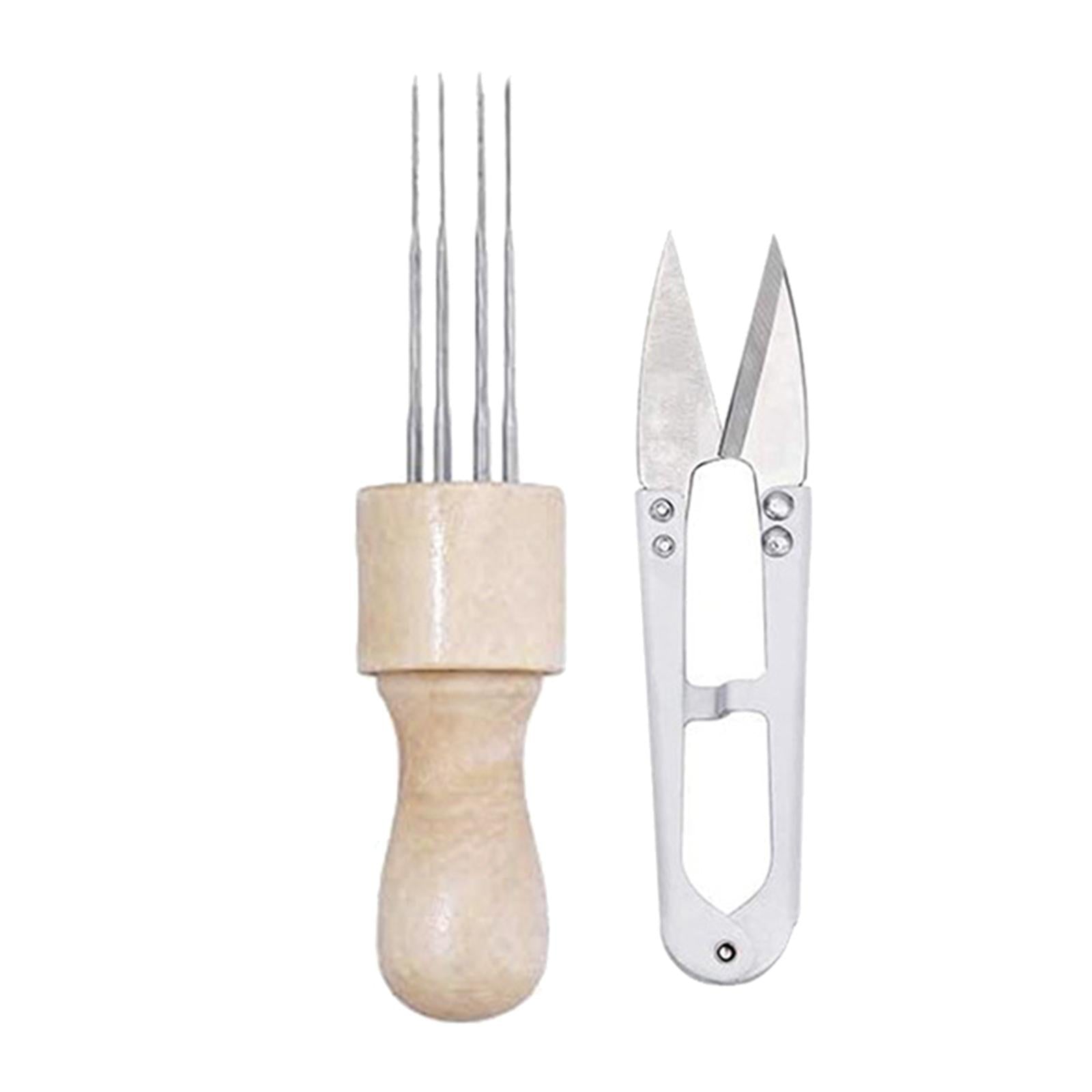 Needle Felting Kits Wool Felt Needles Professionals Grip Finger Cot Tools