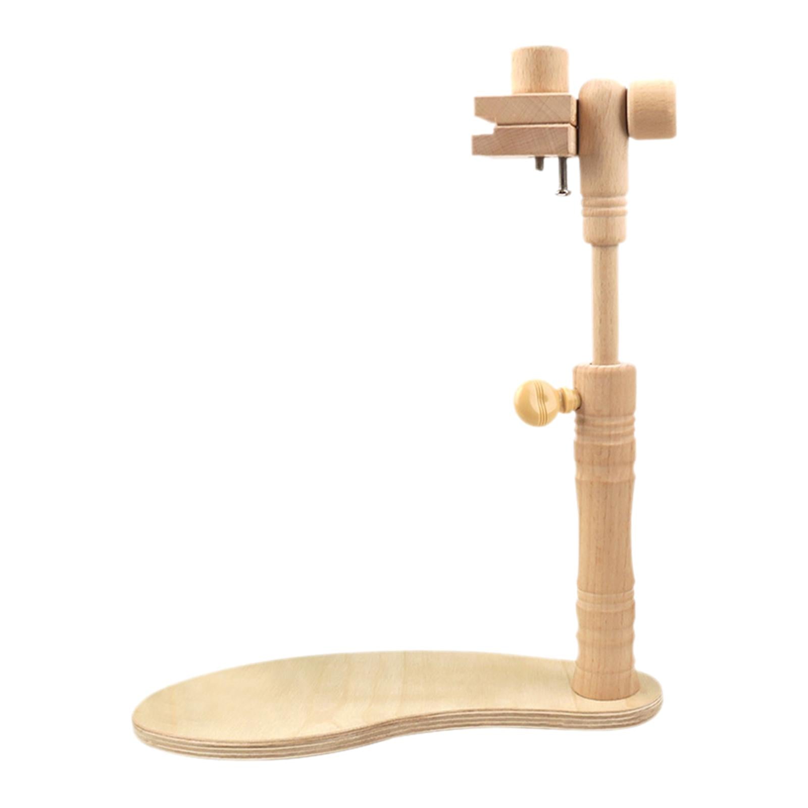 Adjustable Wood Cross Stitch Rack Embroidery Lap Stand Hoop 29x44.5cm