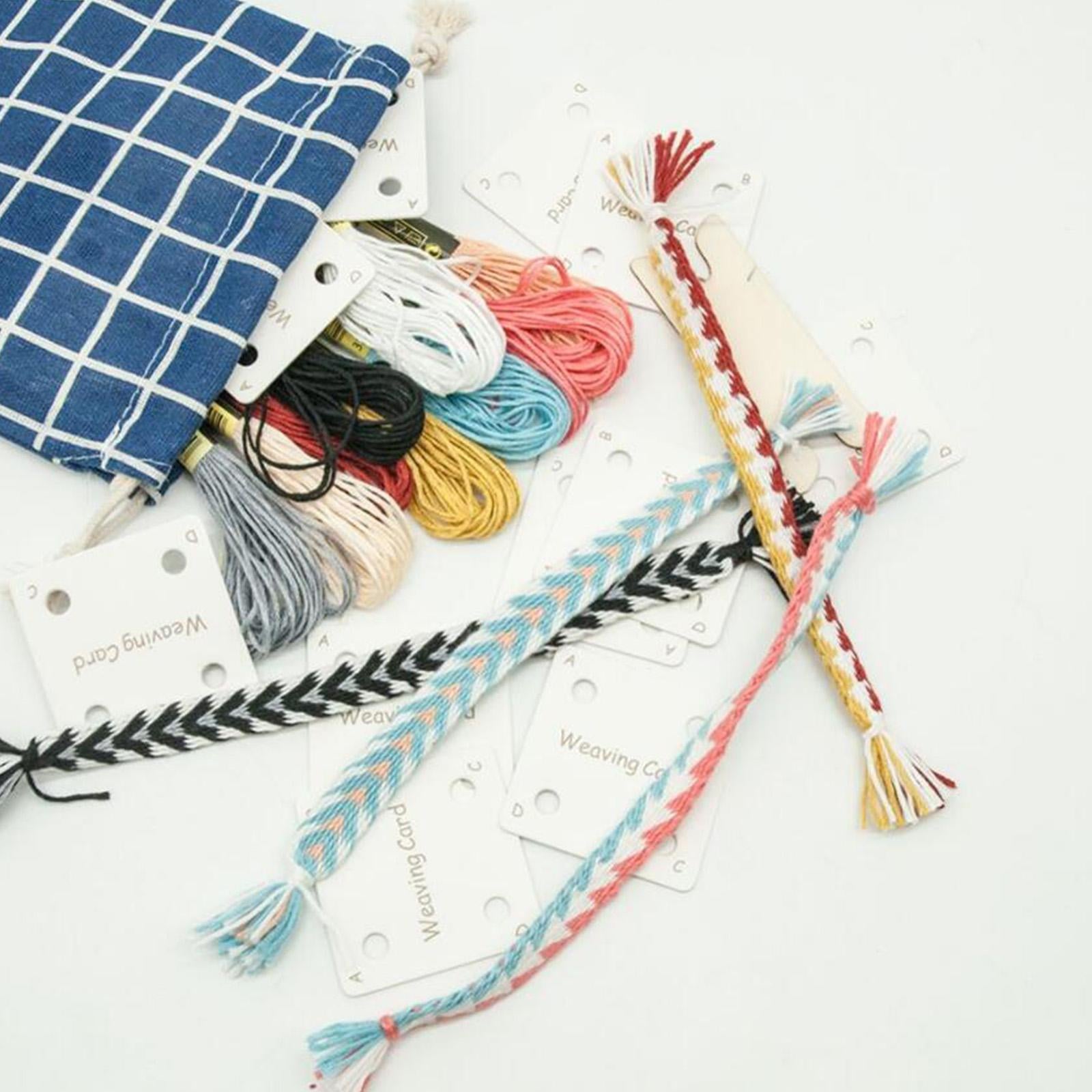 Handy Weaving Cards Tablet Set Smooth Surface for Loom or Inkle Loom DIY C