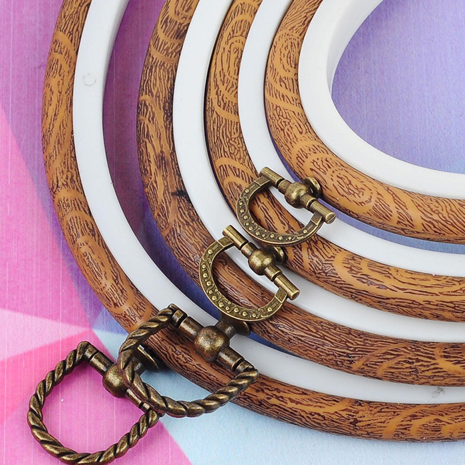 Embroidery Hoop Cross Stitch Circular Frame Round Hanging DIY Sewing Tools