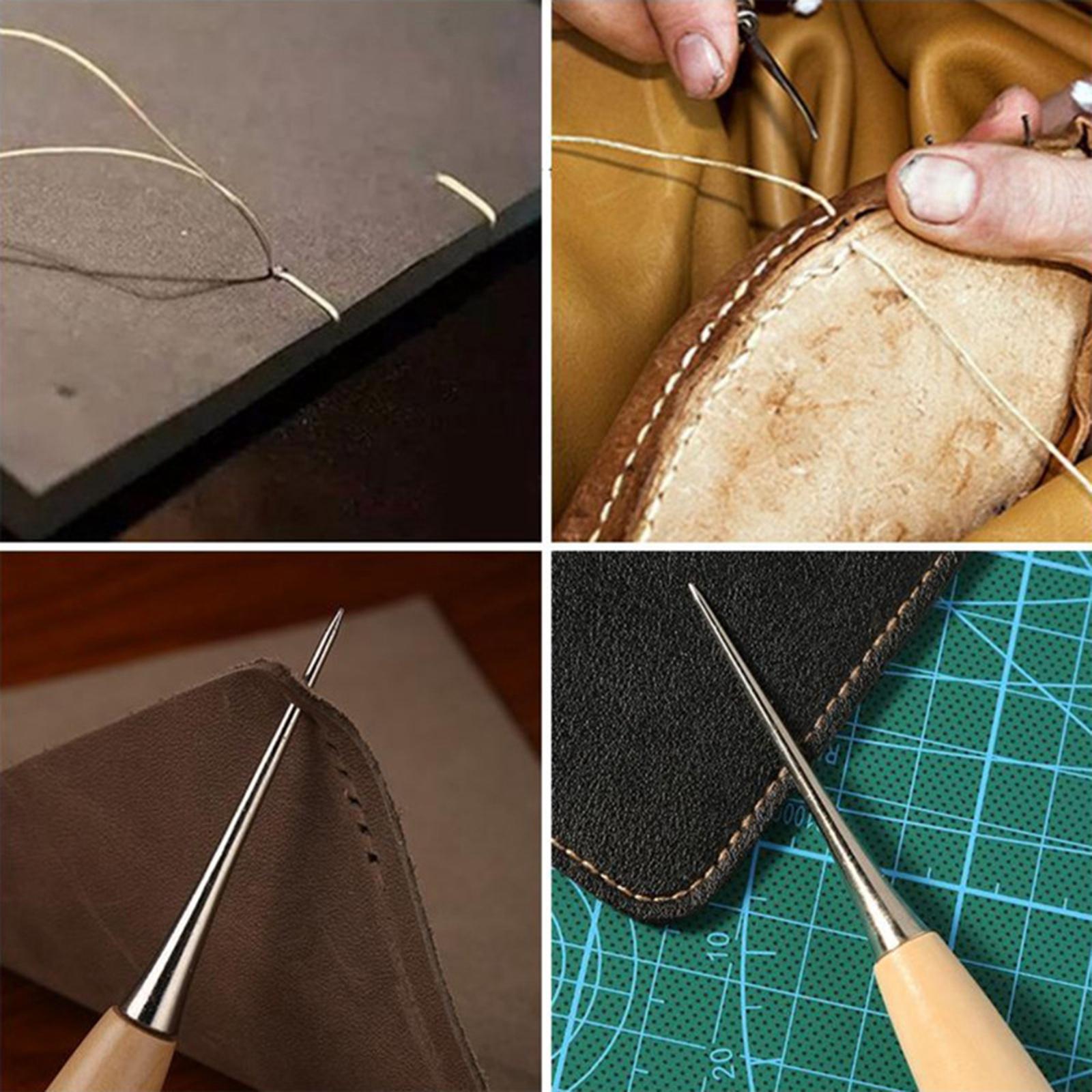 52x Wool Needle Felting Kit with Wooden Handle Awl for DIY Felting Projects